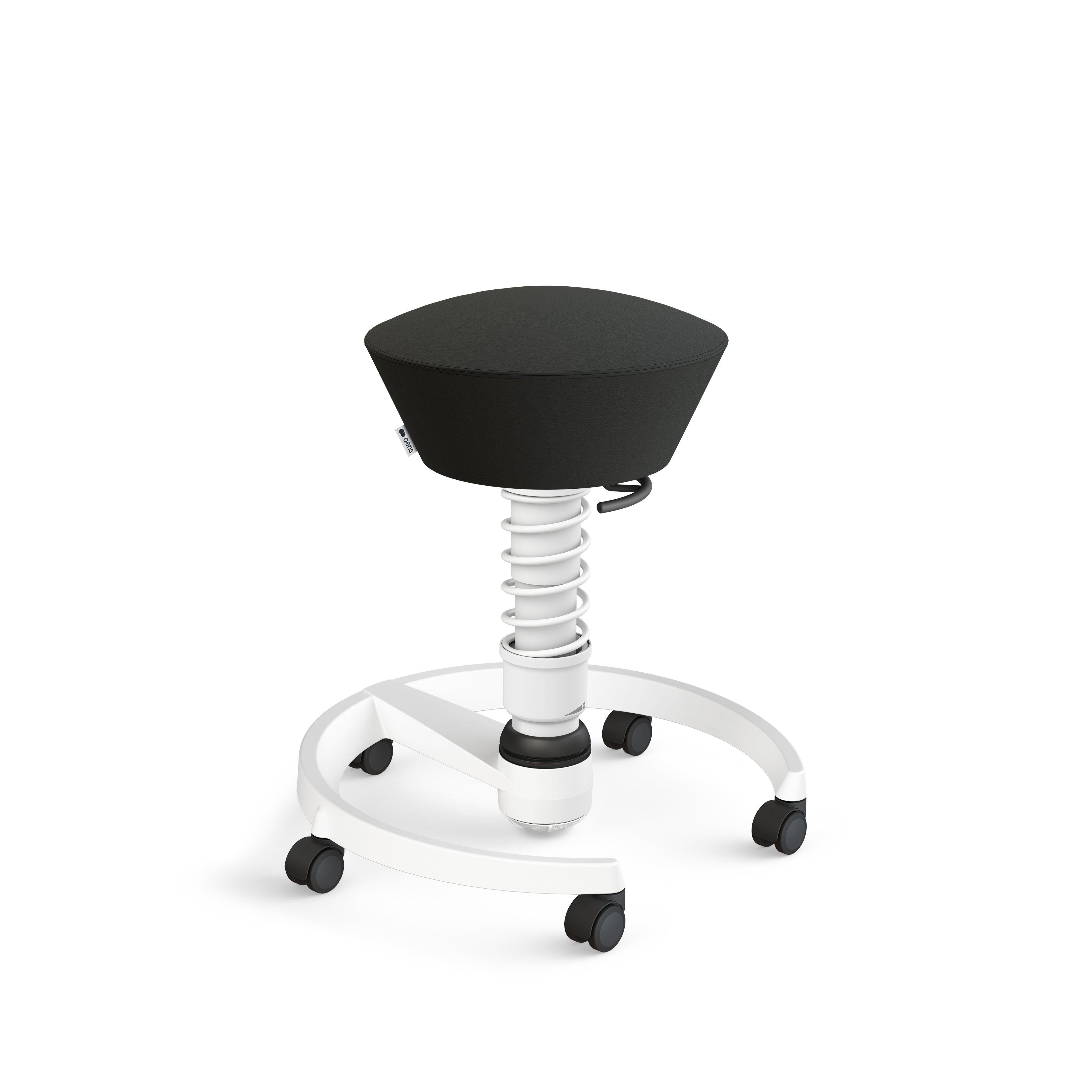 Swopper active chair, black artificial leather