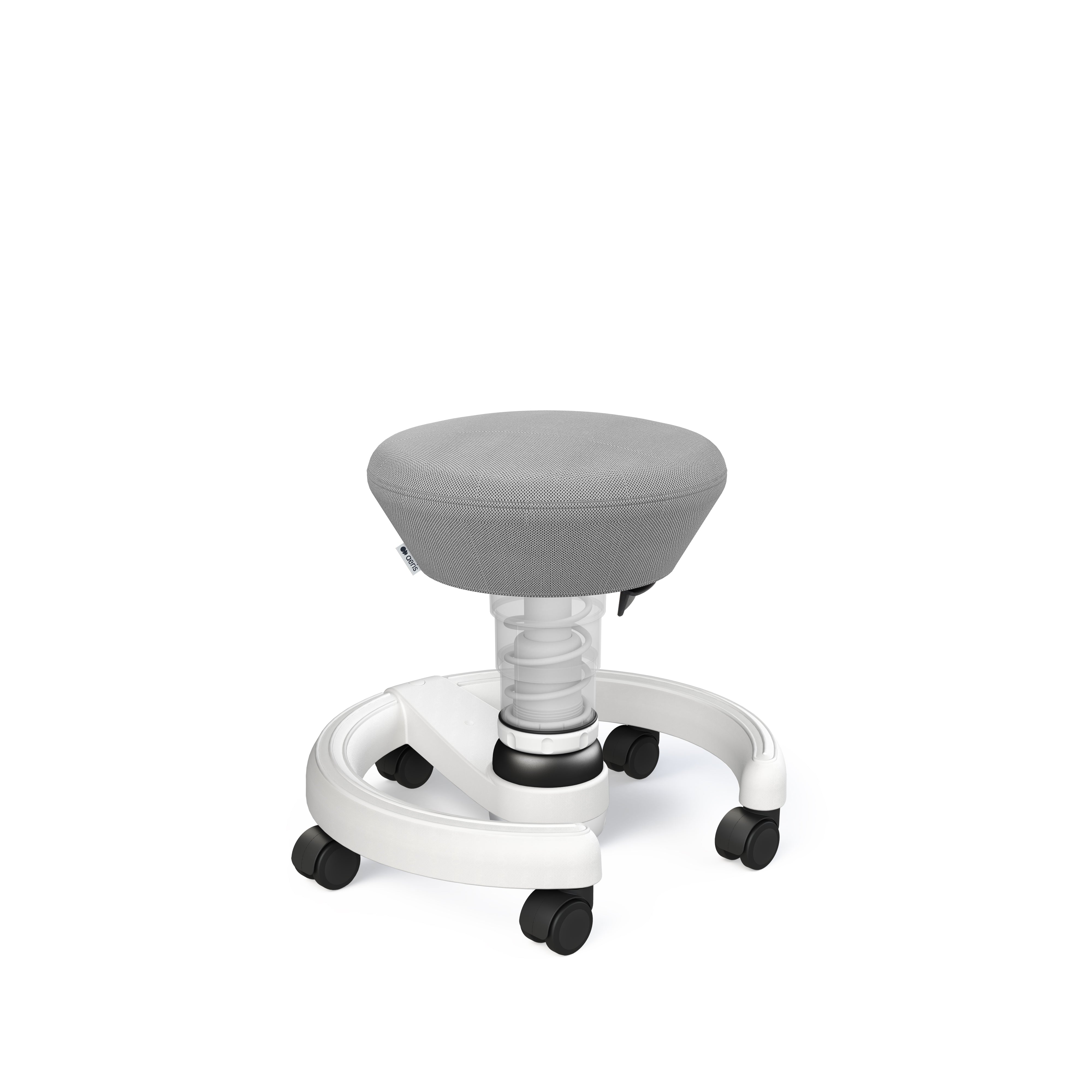 Swoppster kid's active chair, grey polyester