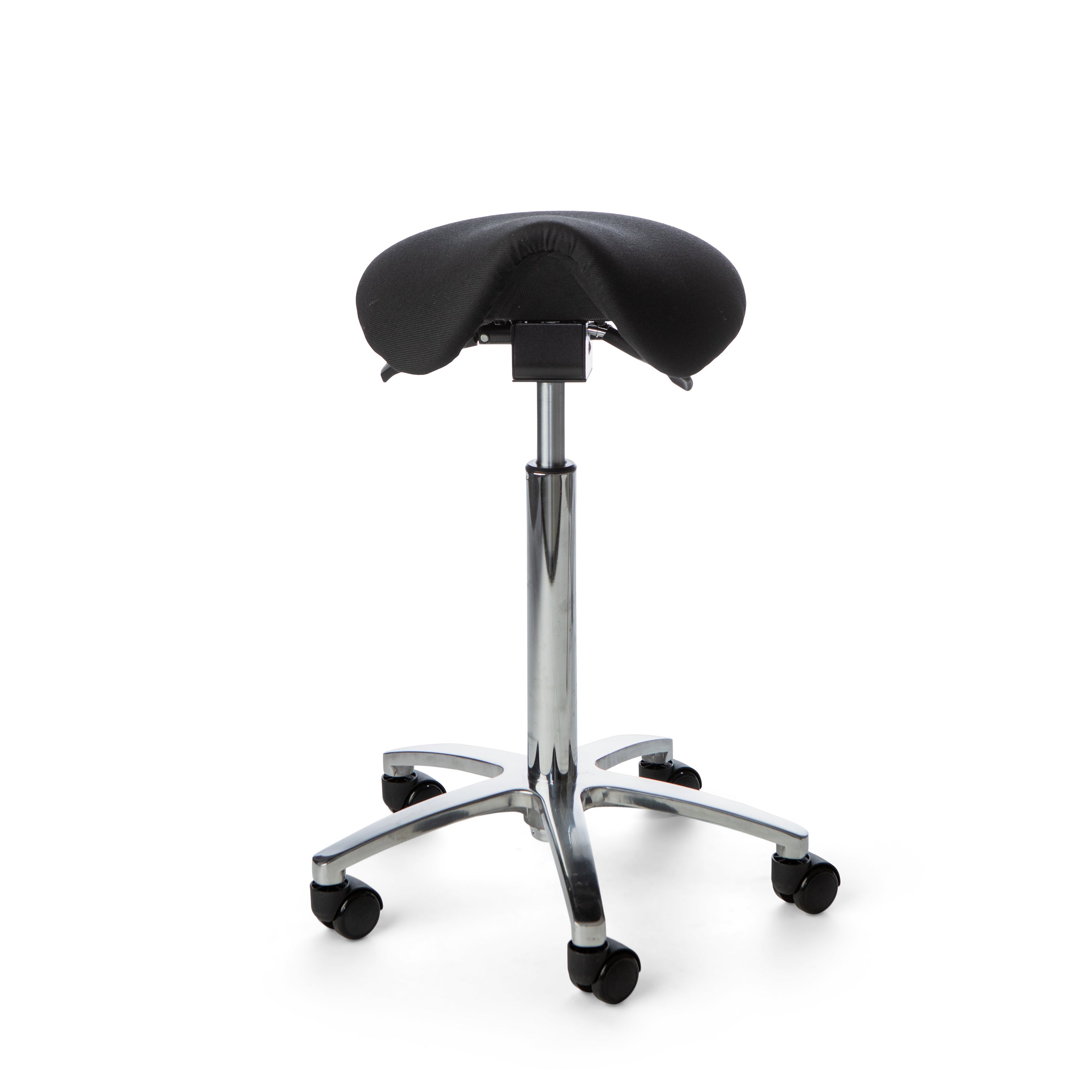 Matilda saddle chair, black fighter fabric