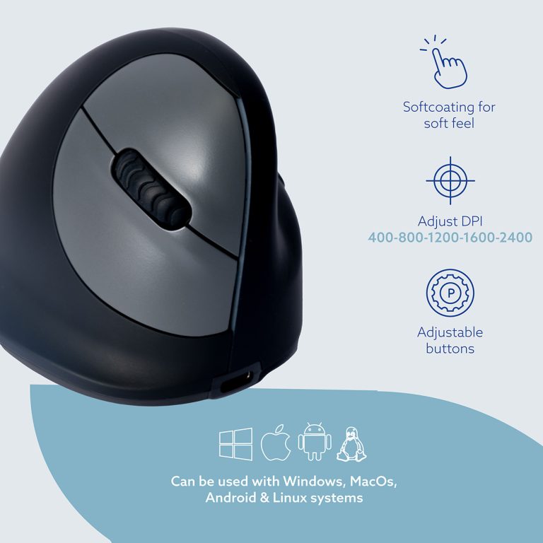 HE Break Mouse large right, bluetooth