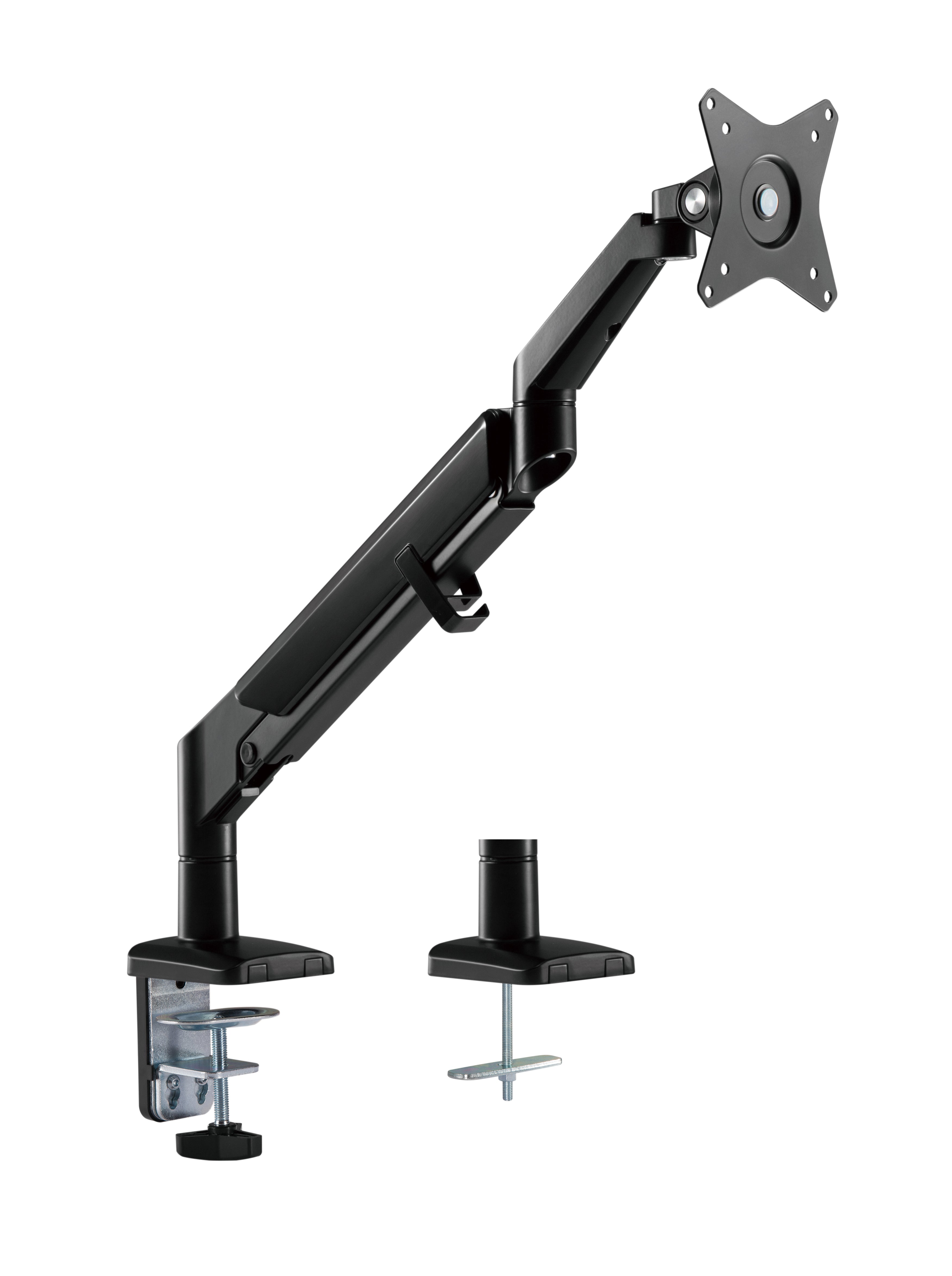 LCD monitor arm with gas spring, black