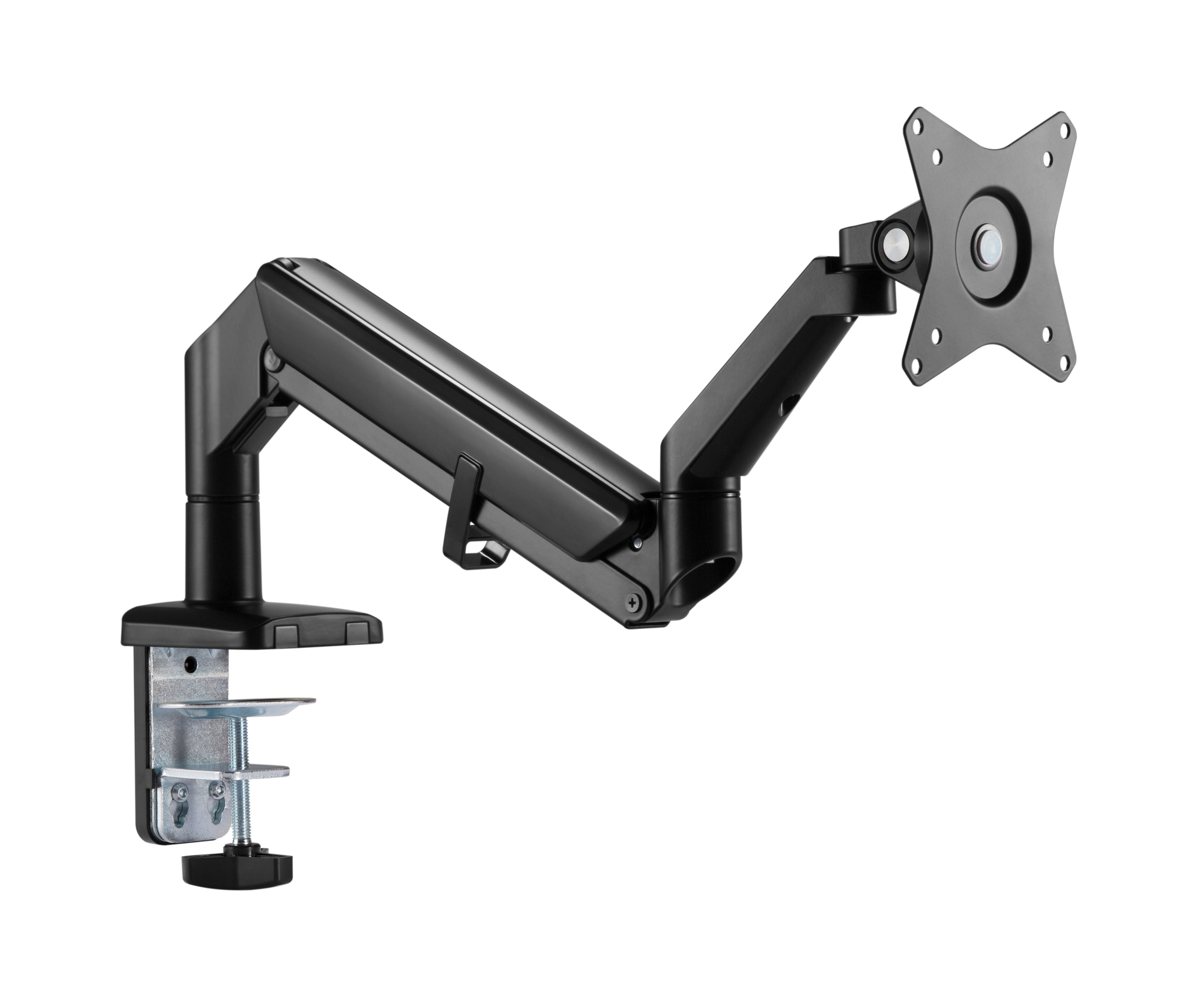 LCD monitor arm with gas spring, black