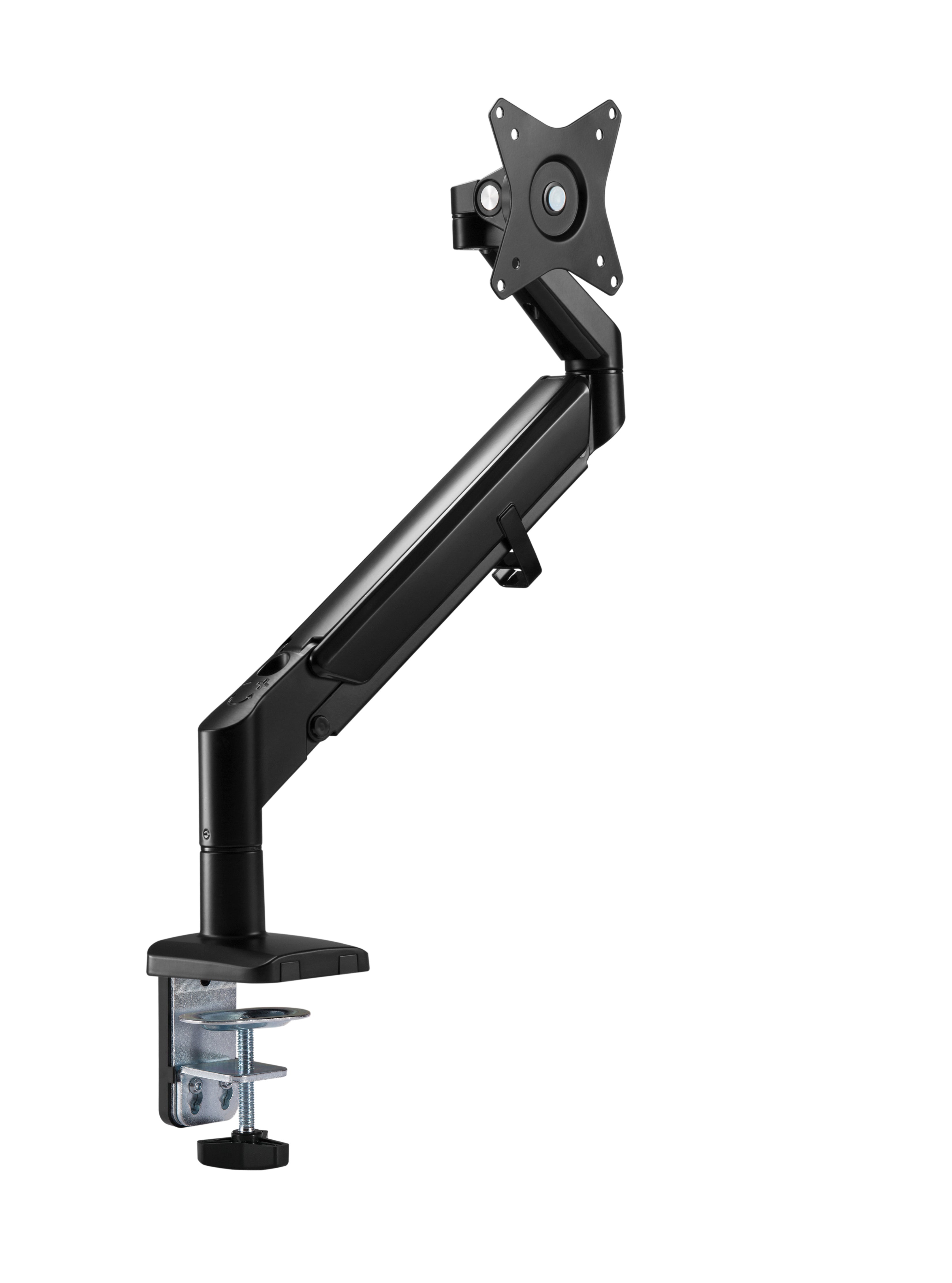 LCD monitor arm with gas spring, black