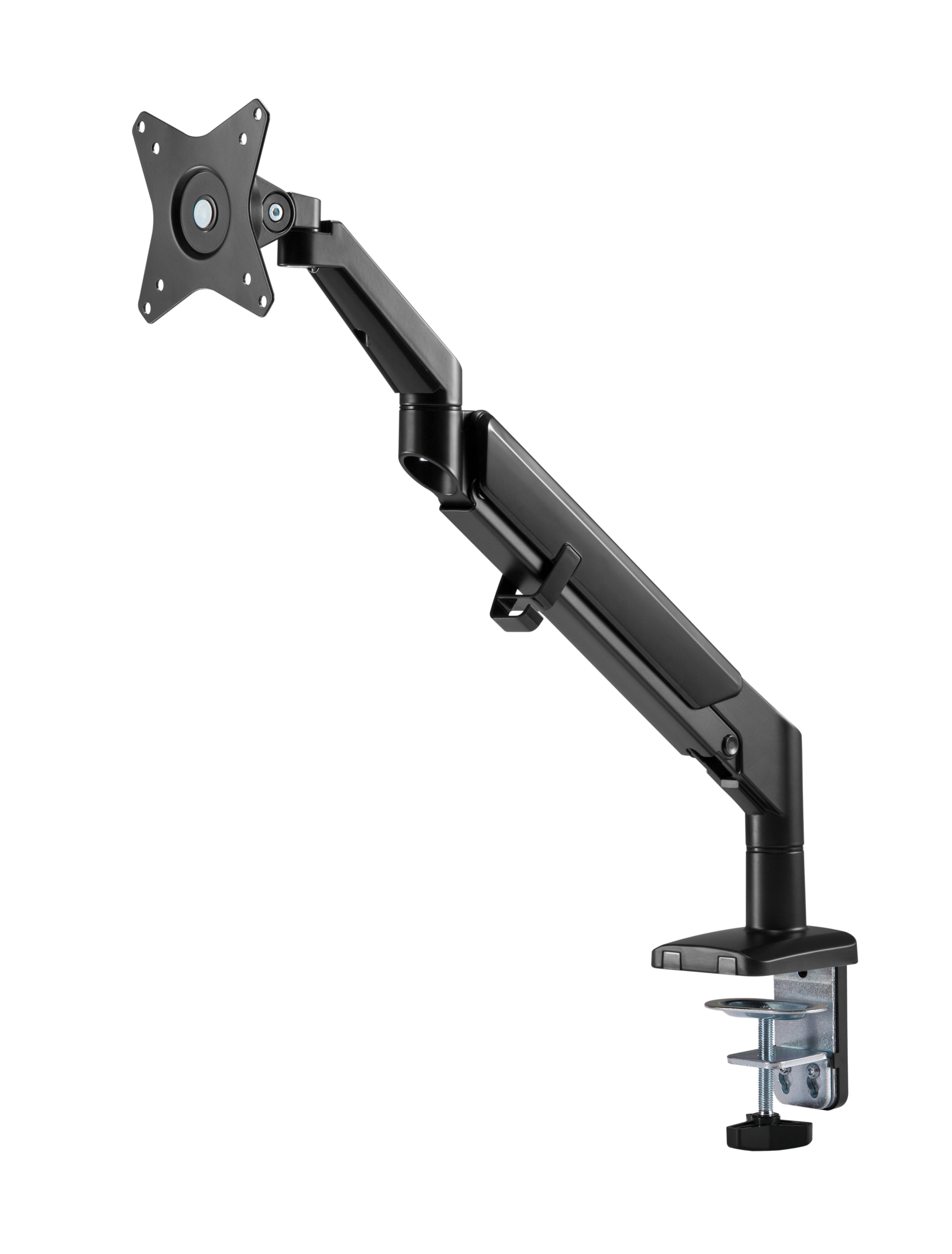 LCD monitor arm with gas spring, black