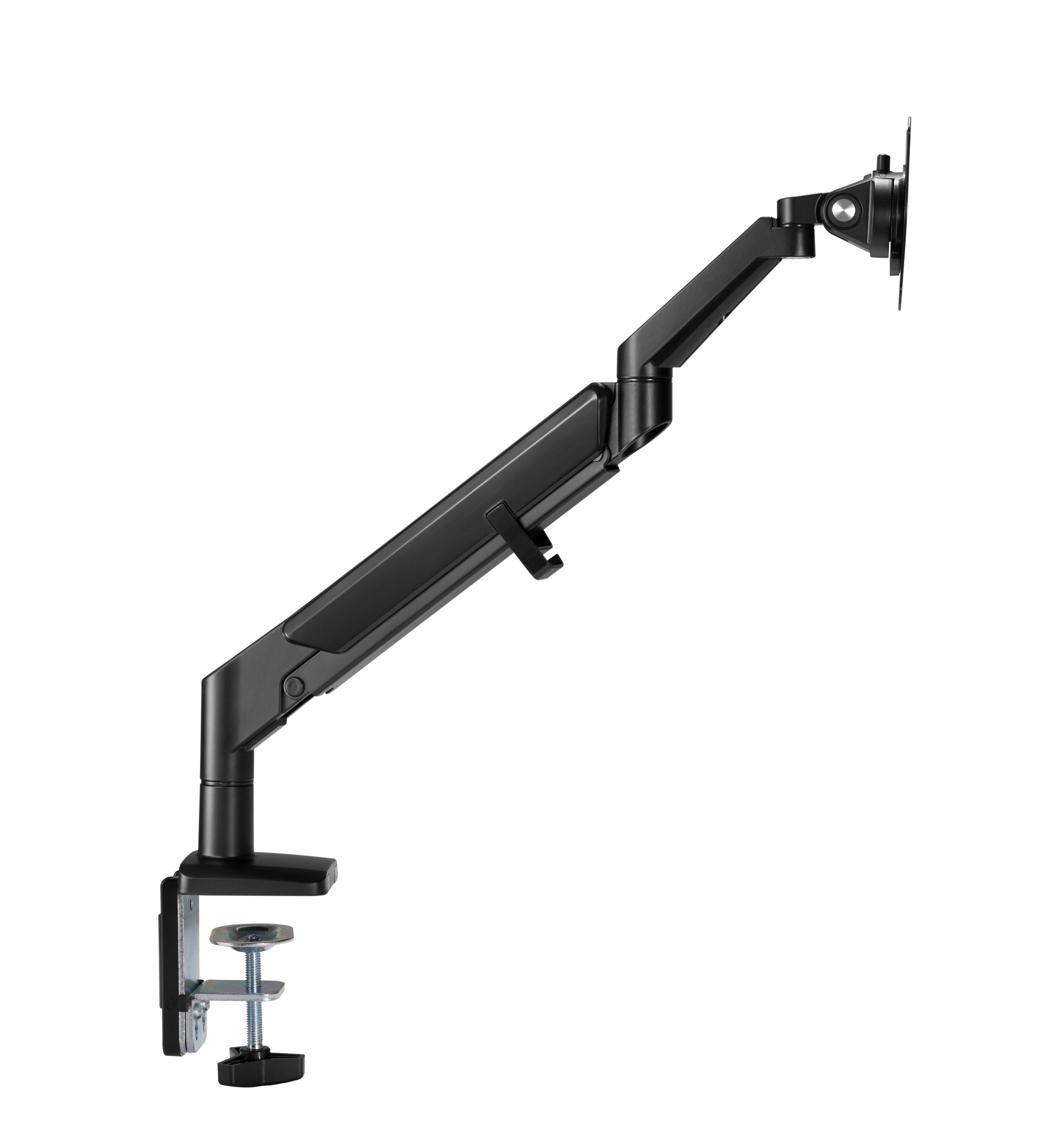 LCD monitor arm with gas spring, black