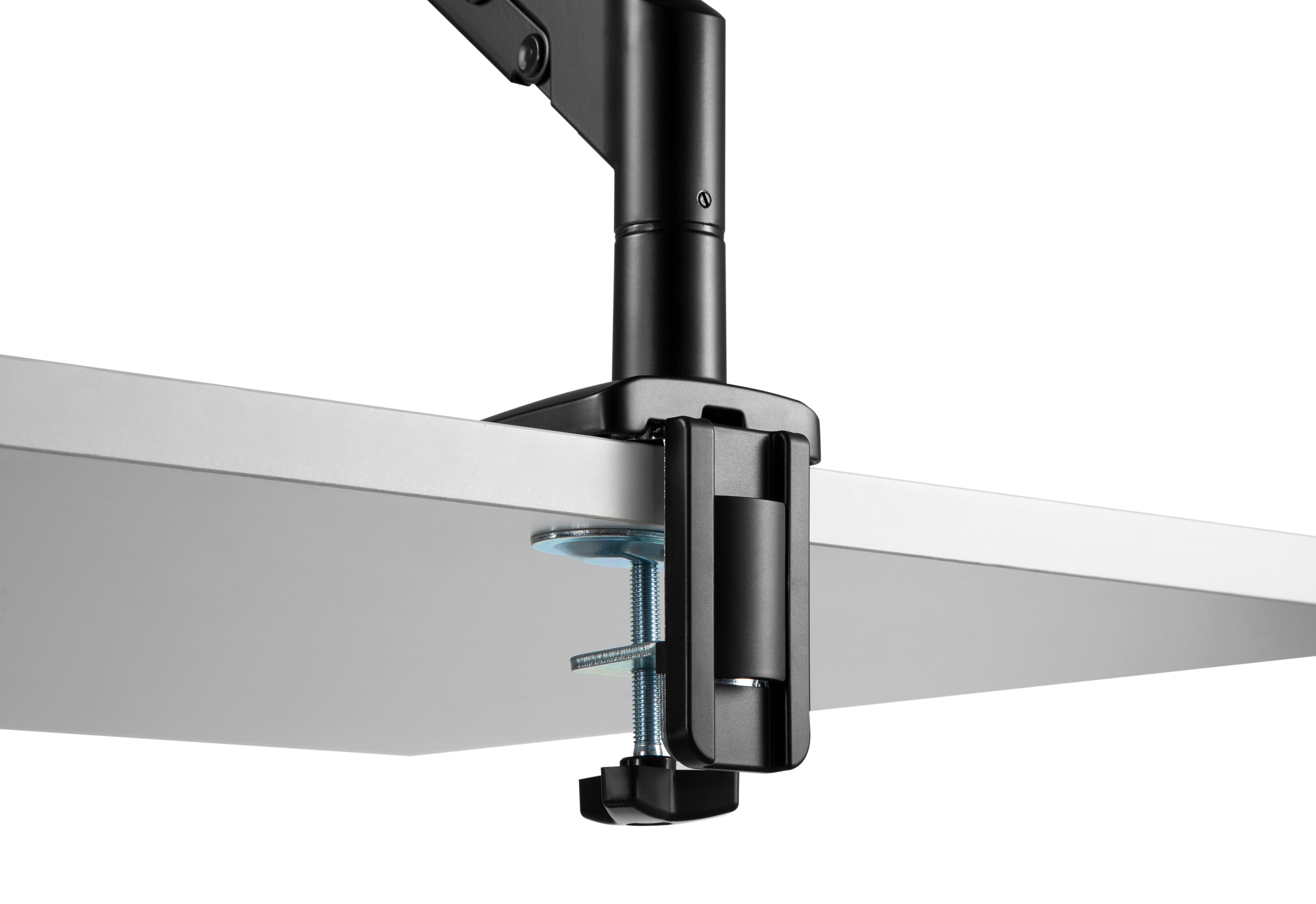 LCD monitor arm with gas spring, black