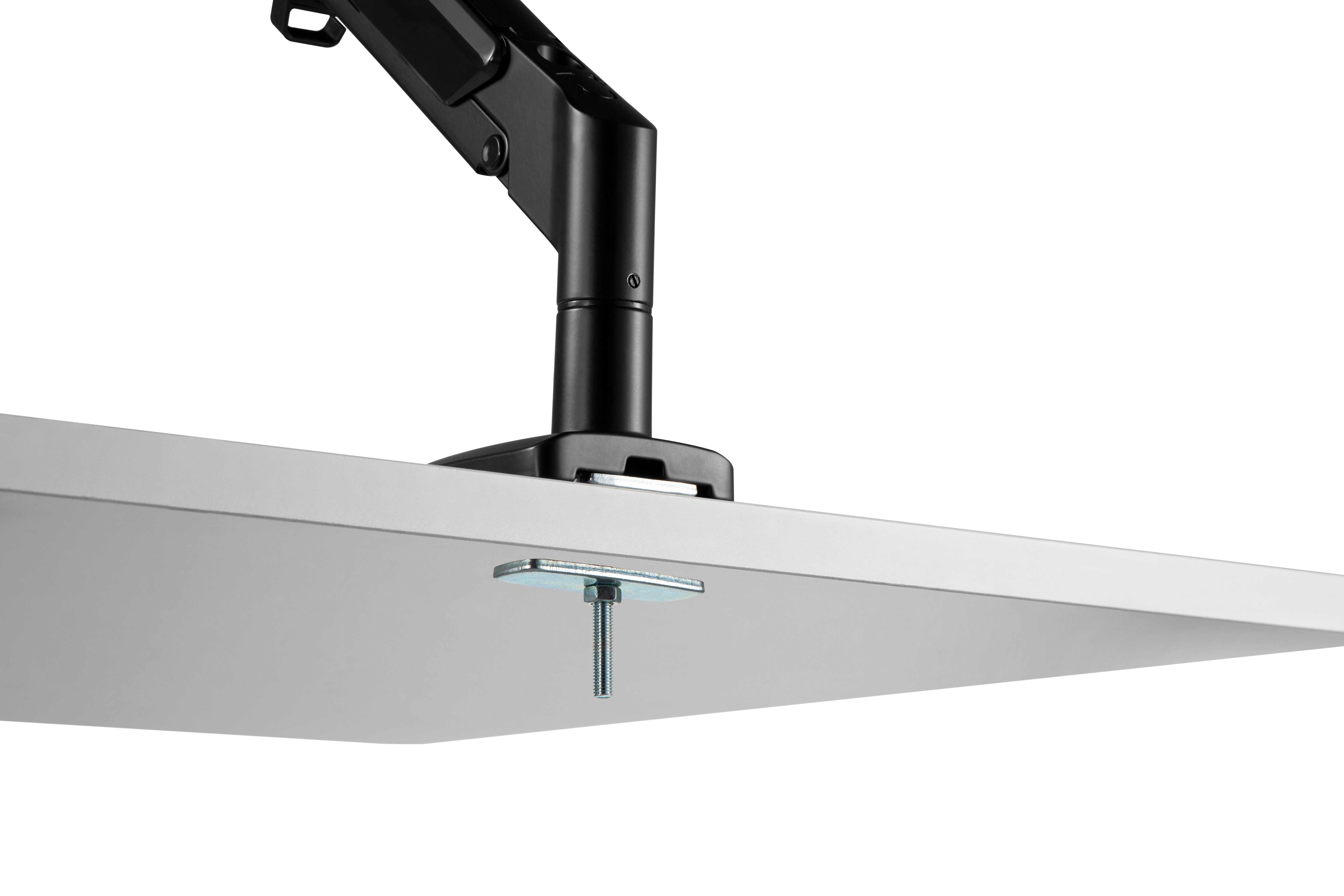 LCD monitor arm with gas spring, black