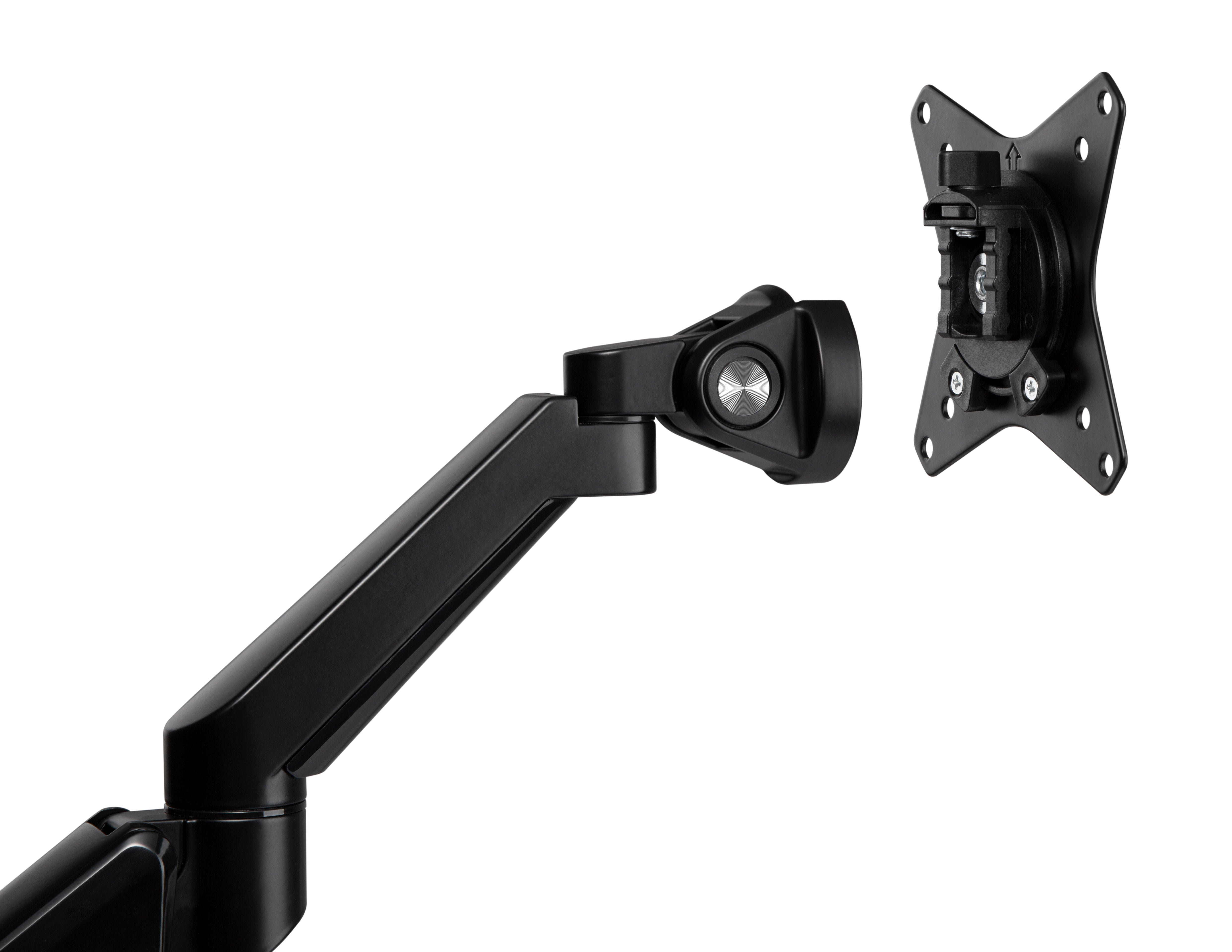 LCD monitor arm with gas spring, black