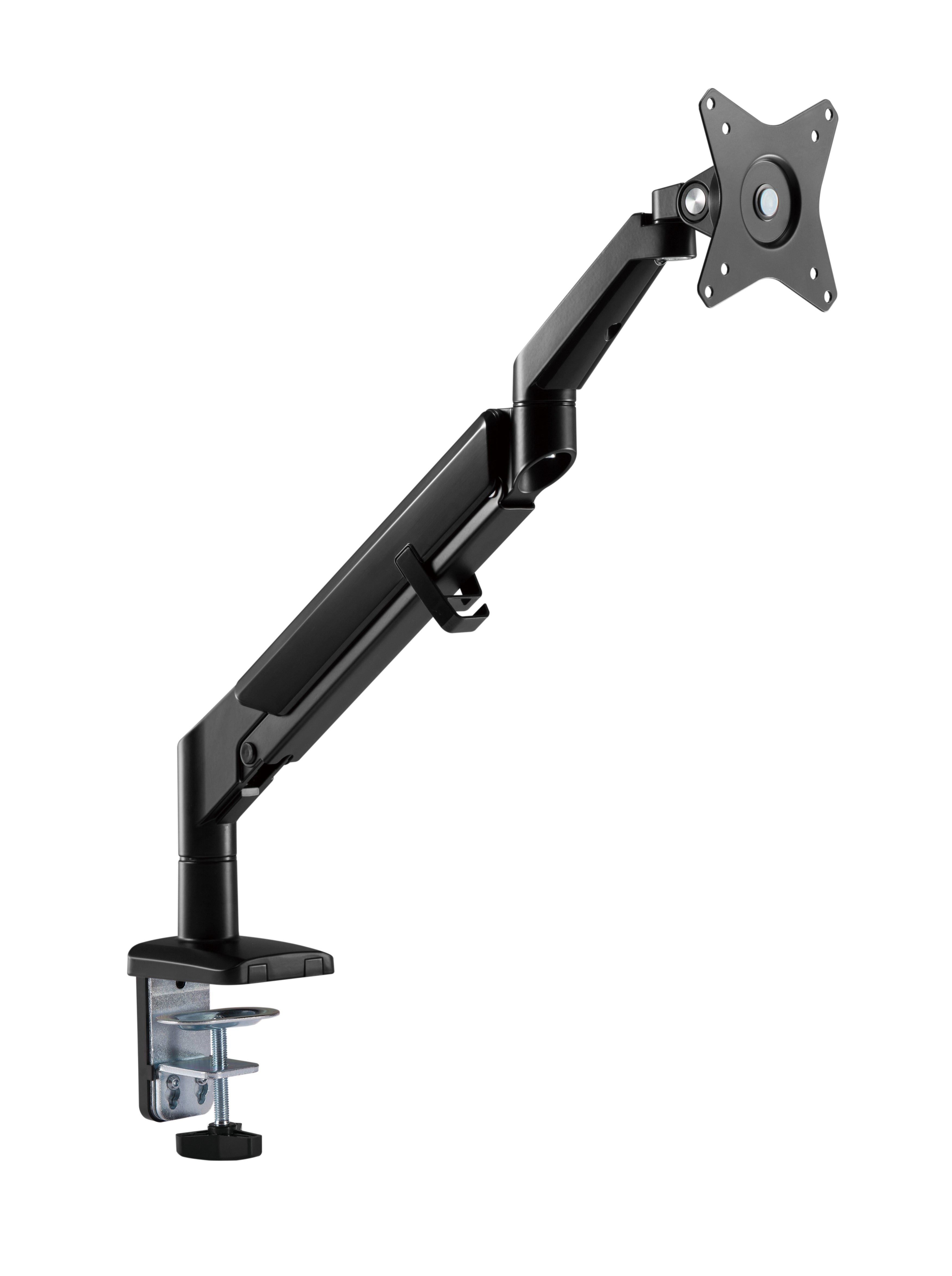 LCD monitor arm with gas spring, black