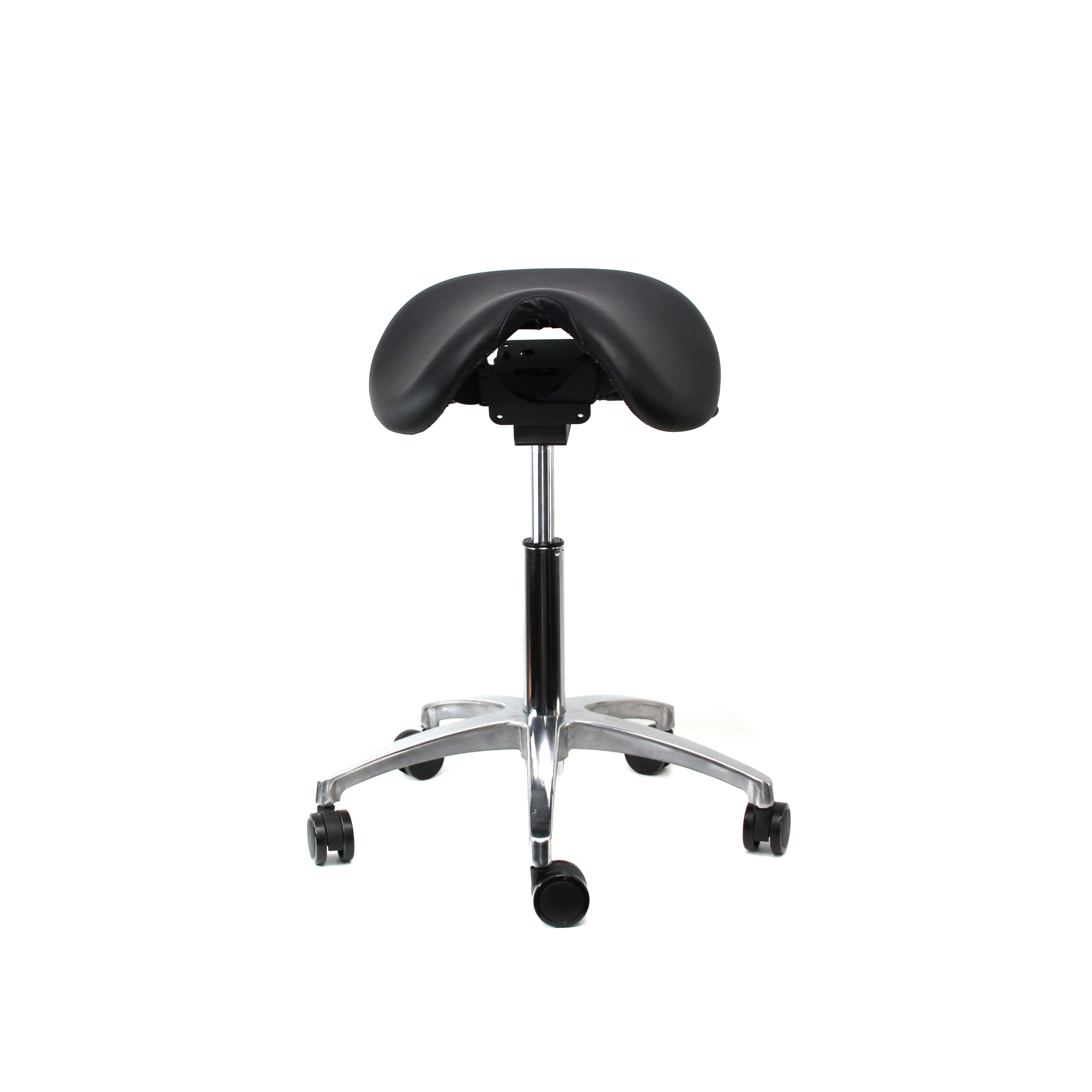 Sofia Saddle Chair – Genuine Leather Upholstery