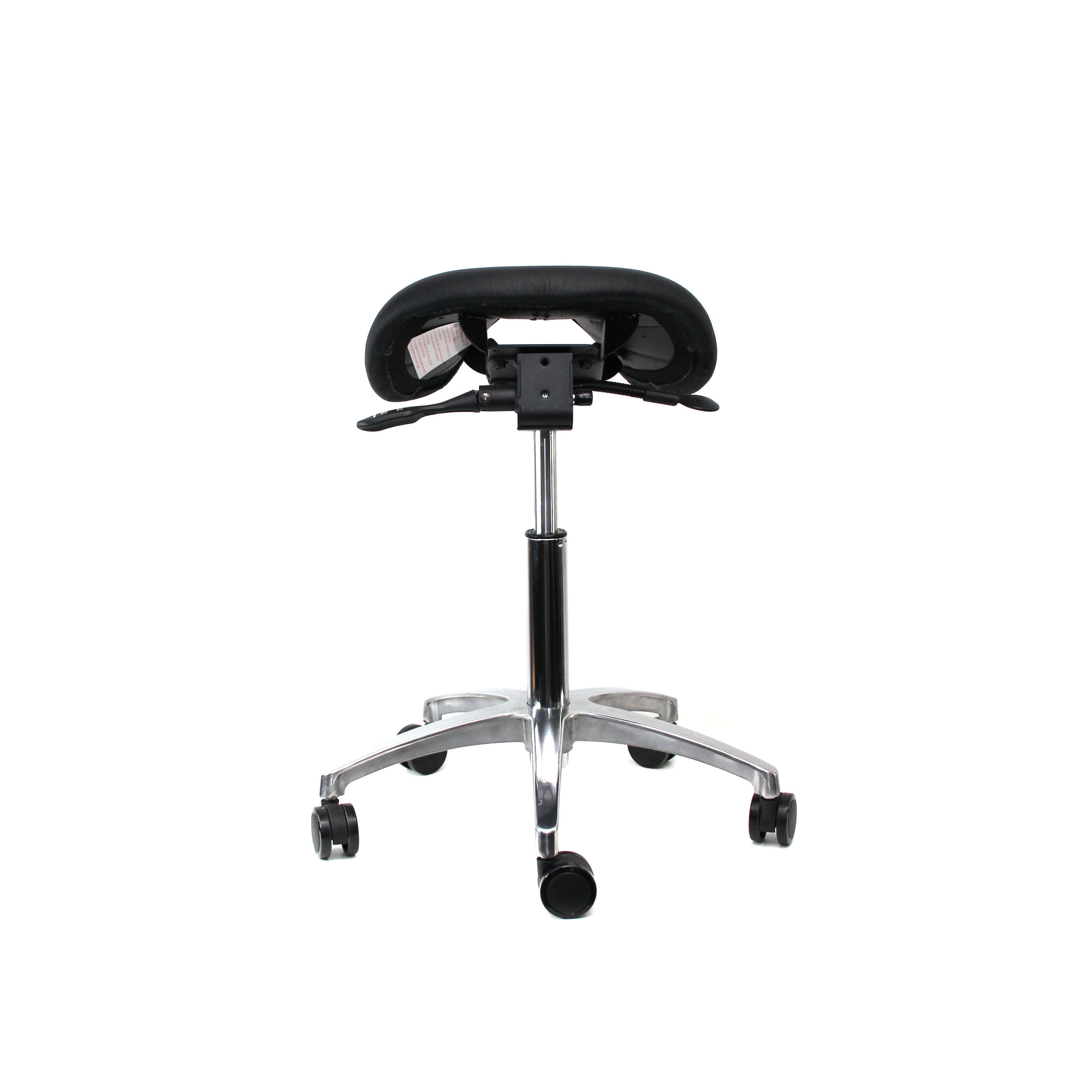 Sofia Saddle Chair – Genuine Leather Upholstery