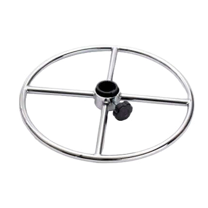 Foot ring accessory for saddle chair, ideal for cashier work and high work surfaces, enhancing stability and comfort.