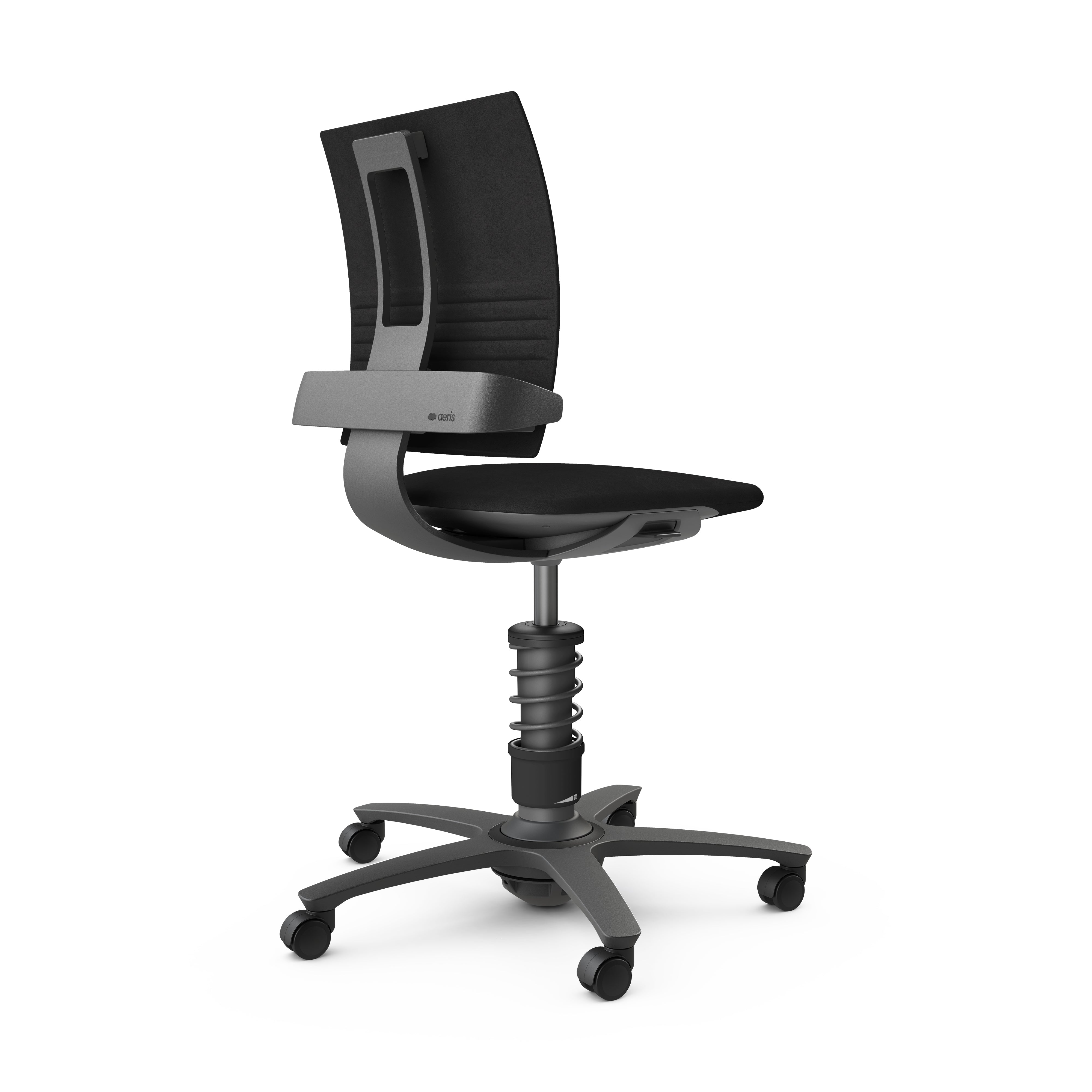 3Dee active chair, black microfibre