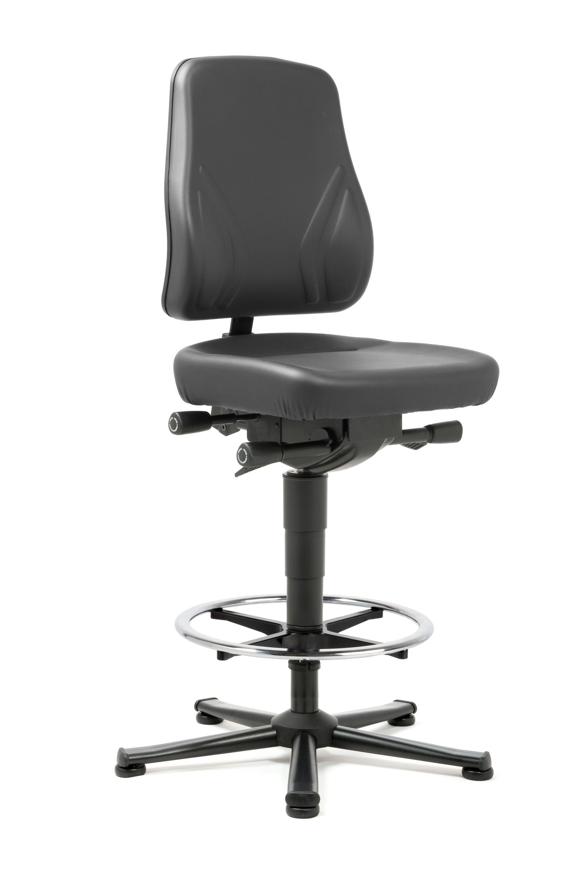 All-In-One Trend 3 workchair, black artificial leather