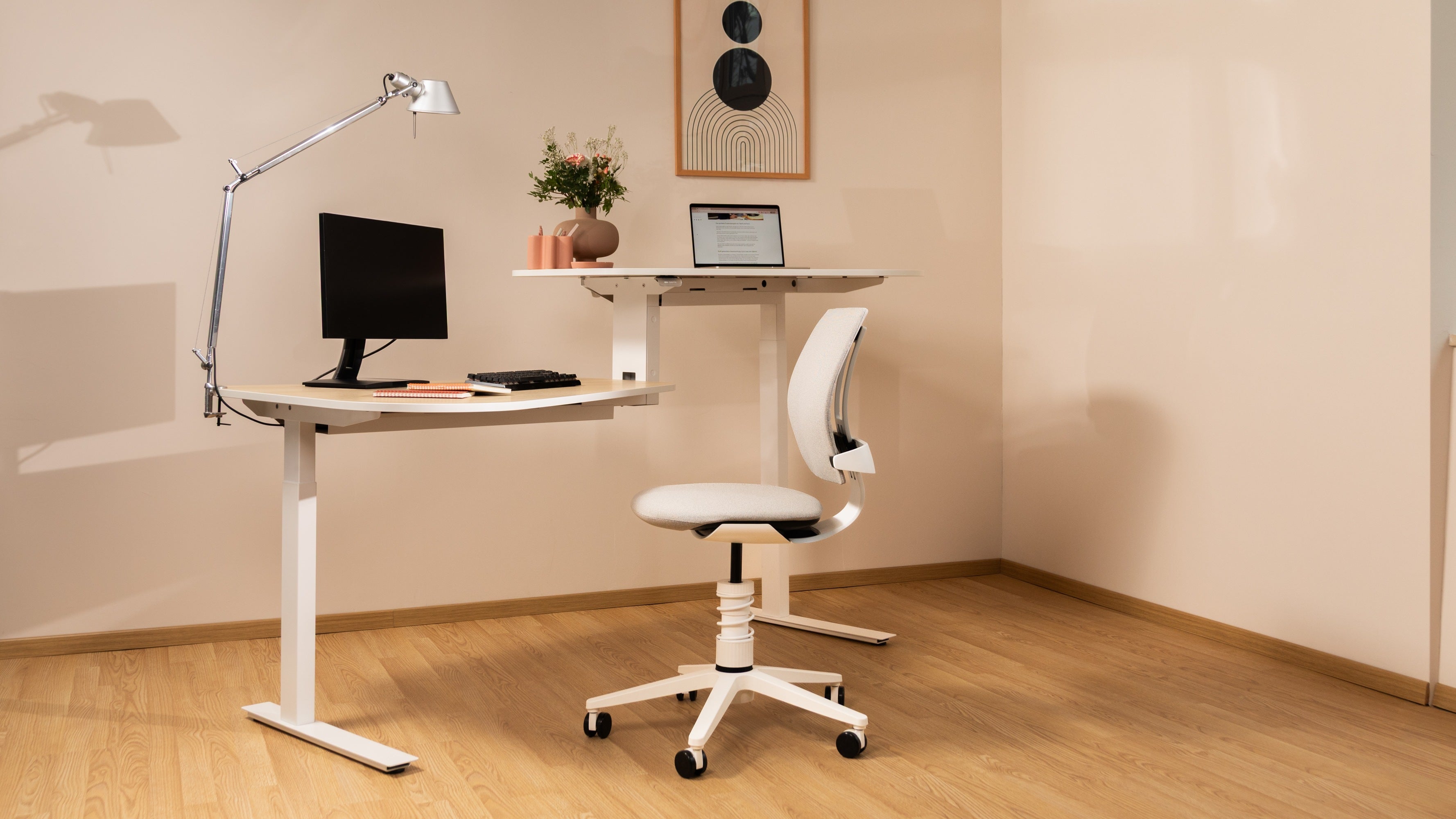 3Dee Active Chair, White