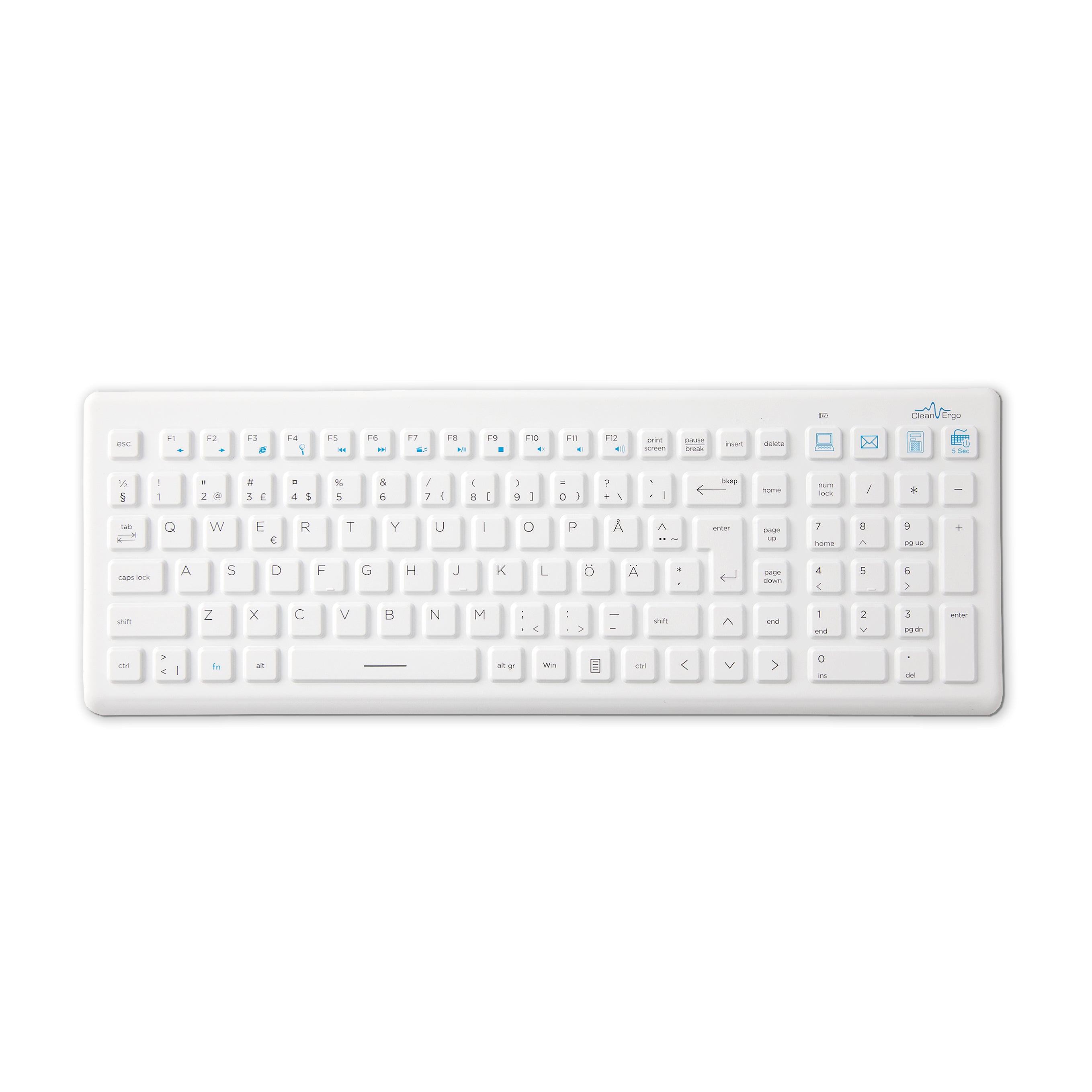 Medical keyboard, wireless
