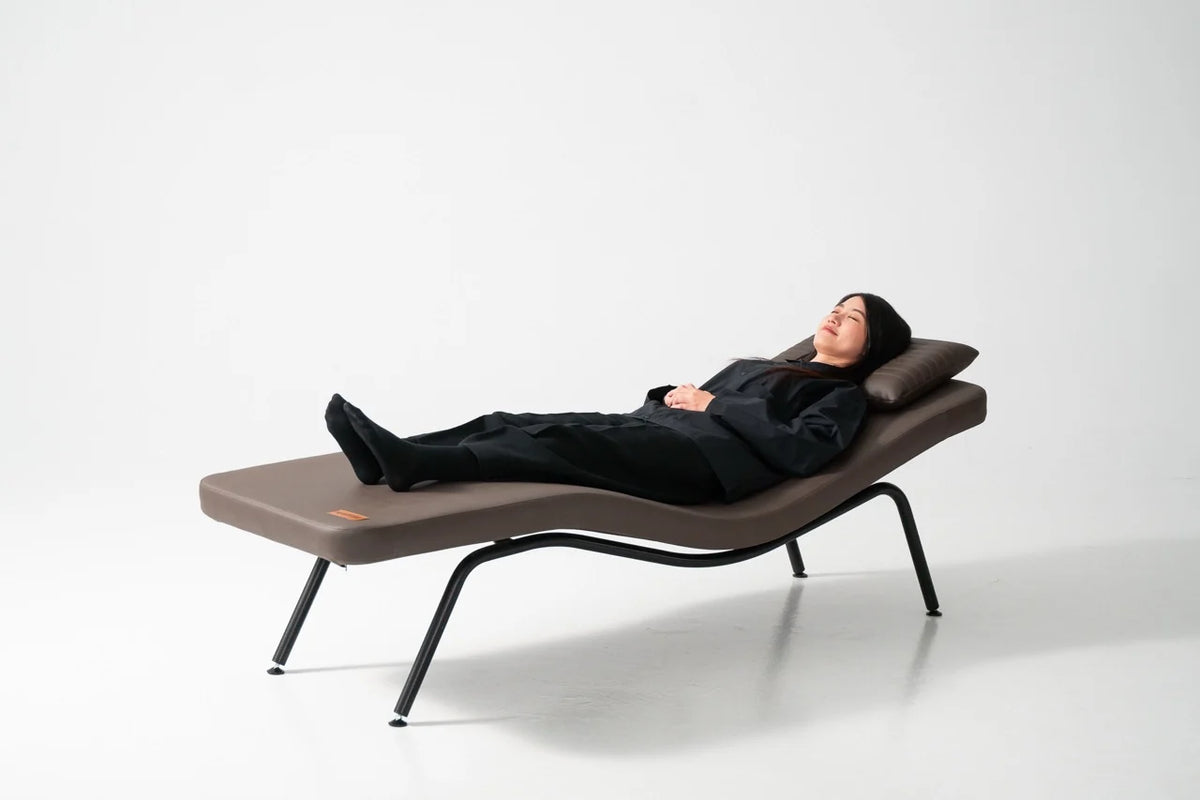 Neurosonic Divaani Gen2 recovery chaise longue, light grey fabric