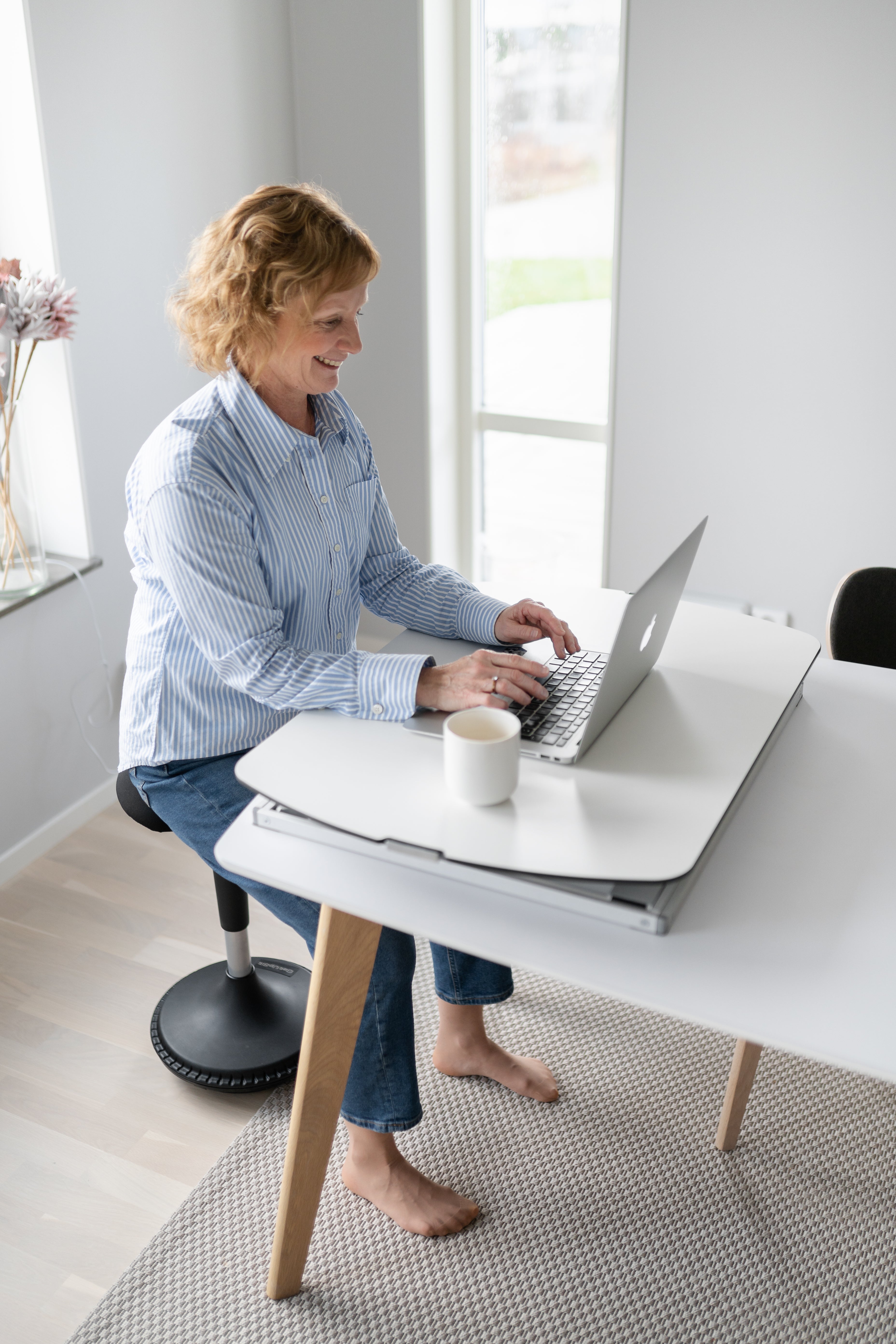 GetUpDesk Free adjustable tabletop, white