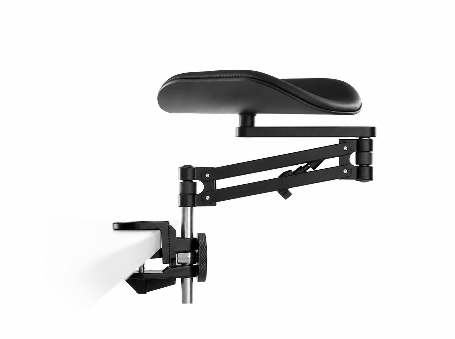 Ergorest 331 Forearm Support with Extension Poles, Long Arm Pad, Black