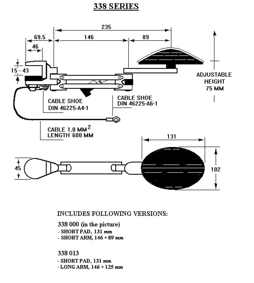 Ergorest Arm Support 338 - ESD