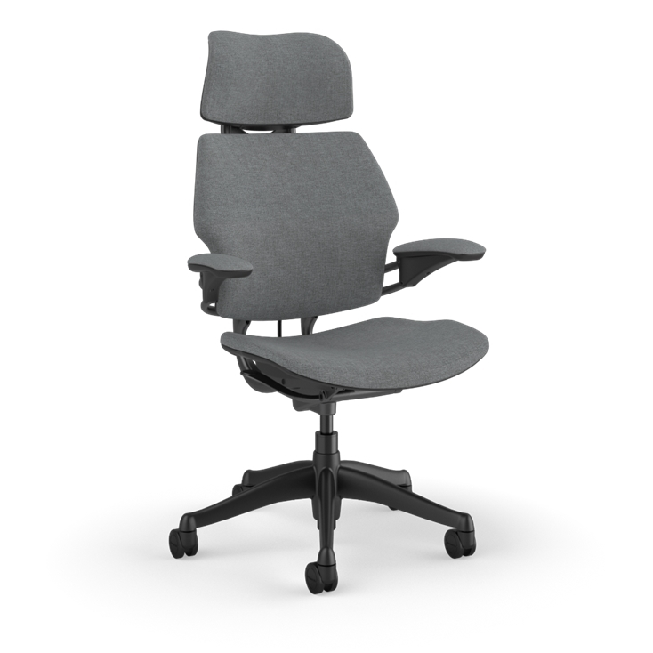 Humanscale Freedom Task Chair with Headrest grey Kvadrat Fabric