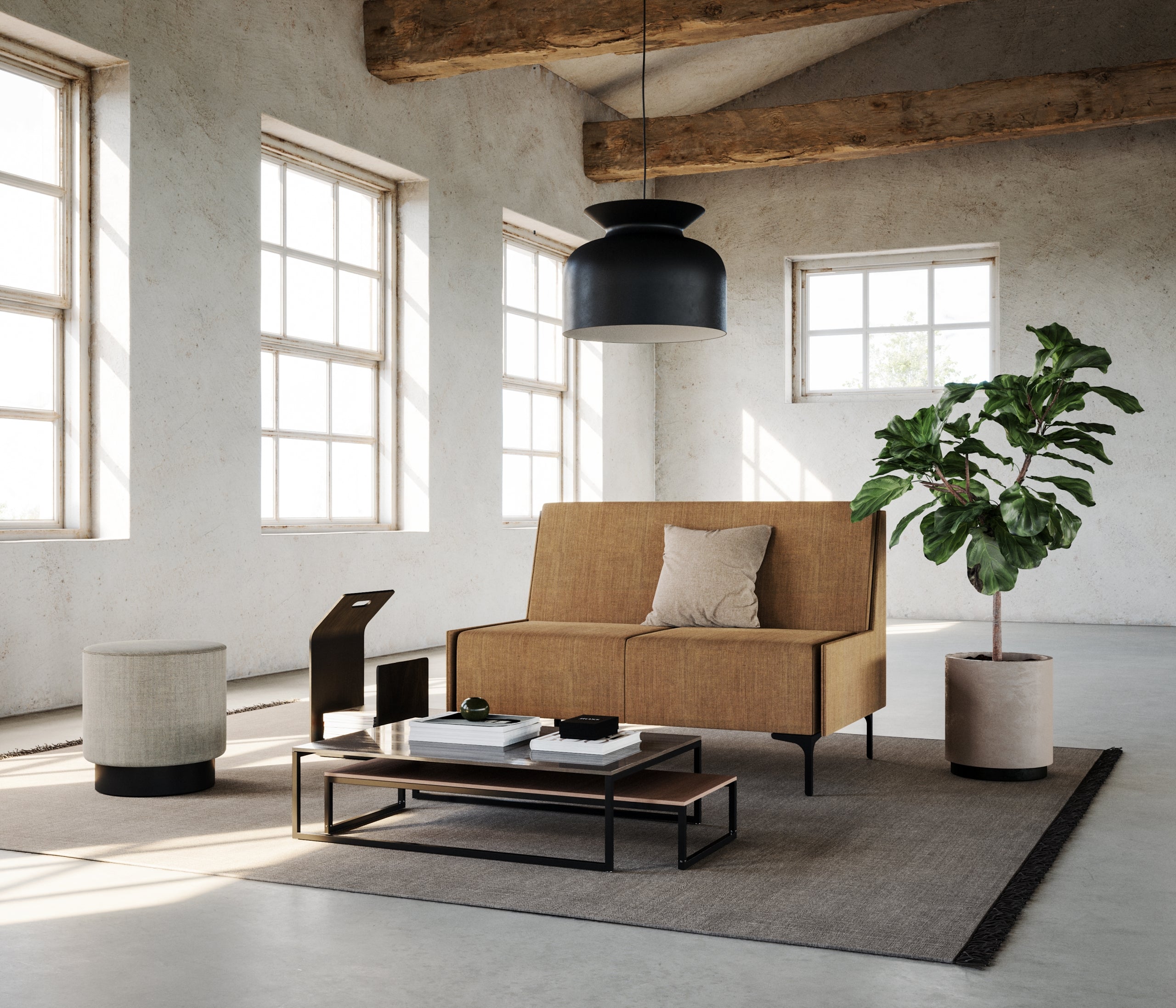 Focus Modular Sofa, 2-seater