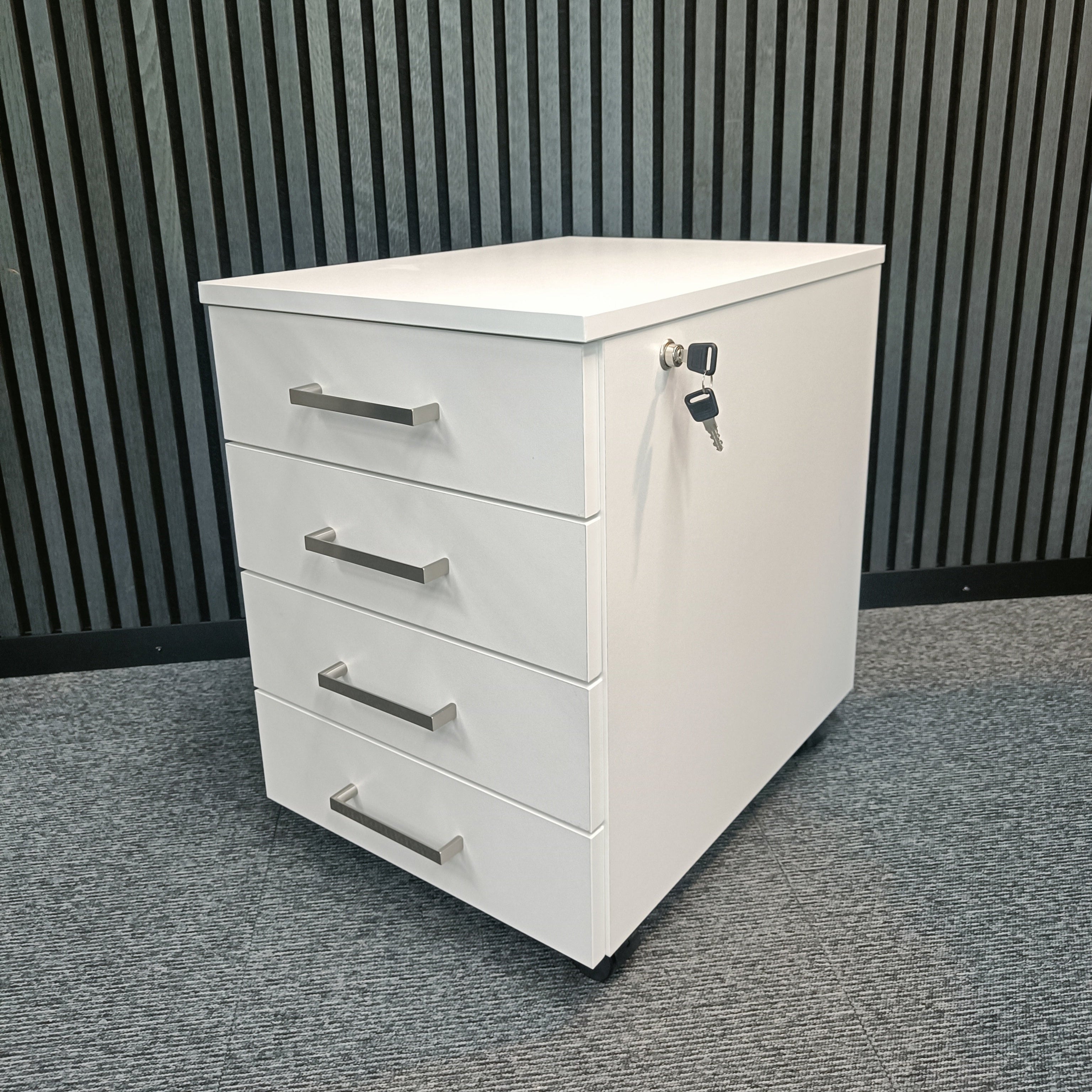 Drawer on wheels (4L) - white