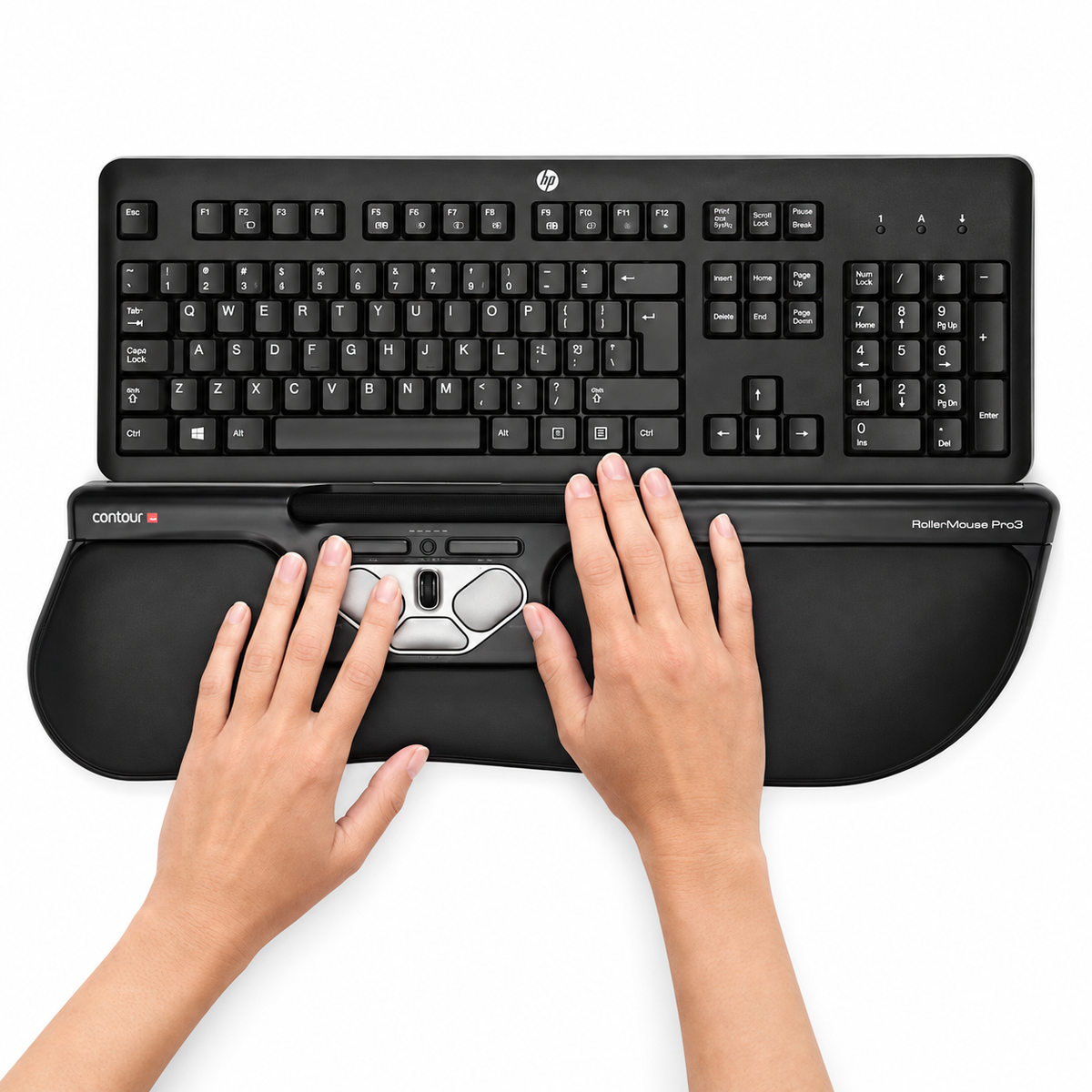 RollerMouse Pro3 Plus Ergonomic Mouse, Black