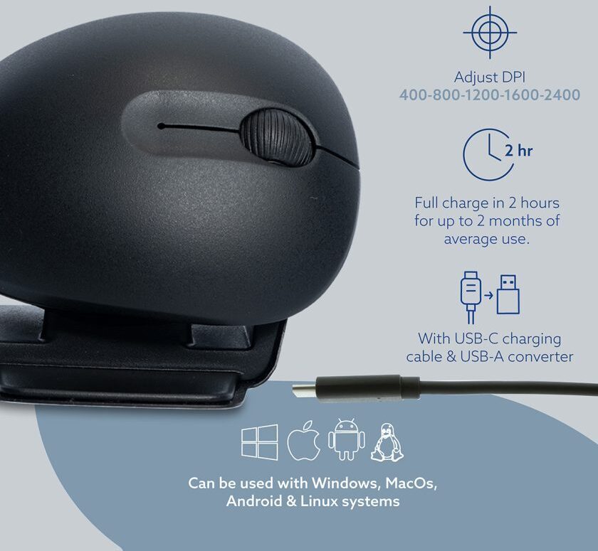 R-Go Twister – Ergonomic Mouse, Ambidextrous