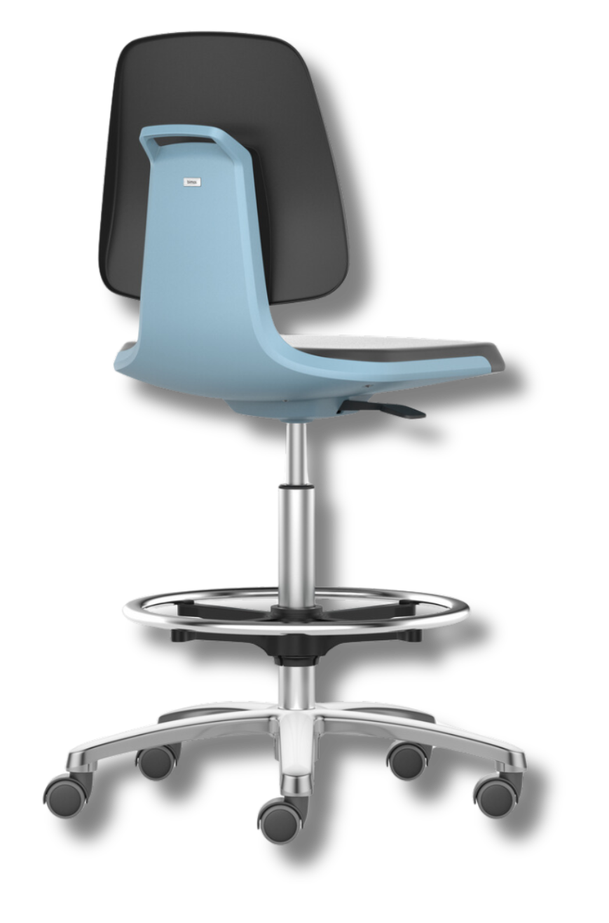 Labsit 4, laboratory chair with foot ring