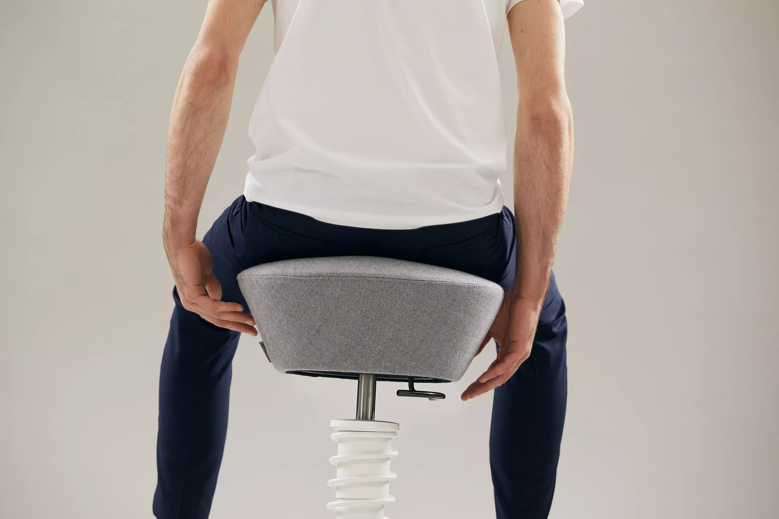 Swopper active chair, red microfibre