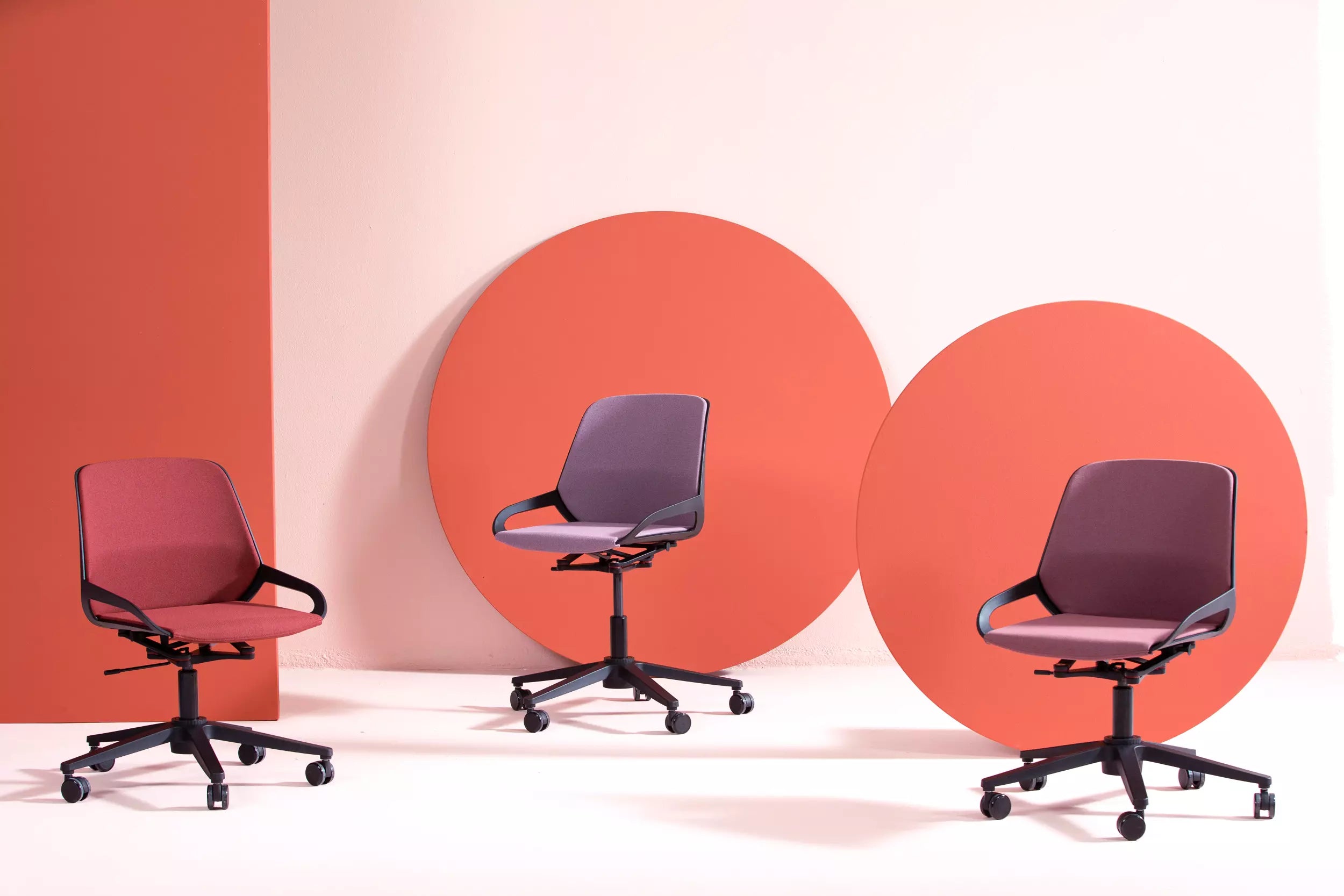 Numo Task active chair, white/grey