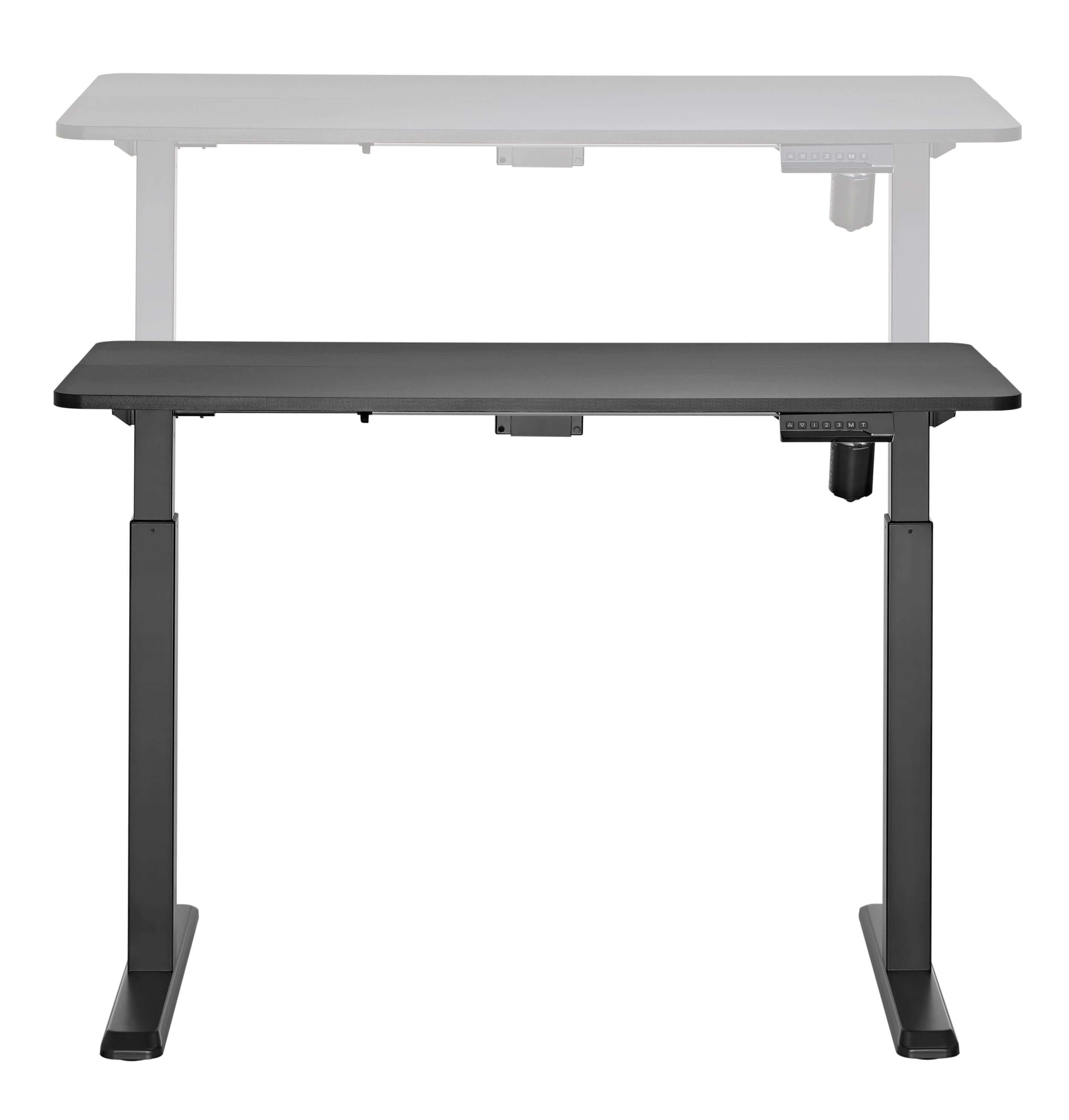 GetUpDesk Elite electric adjustable table, black