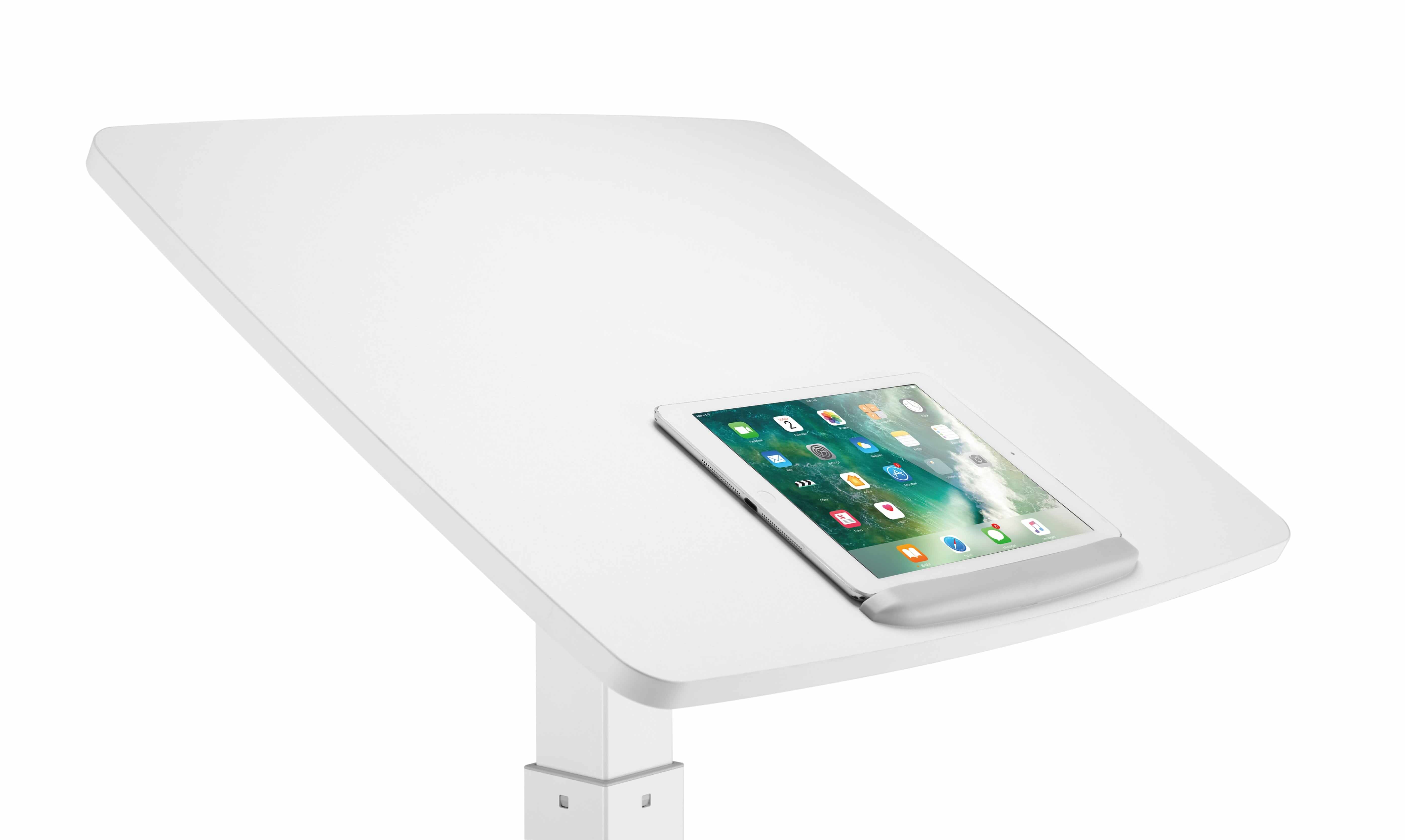 GetUpDesk Tilt adjustable desk, white