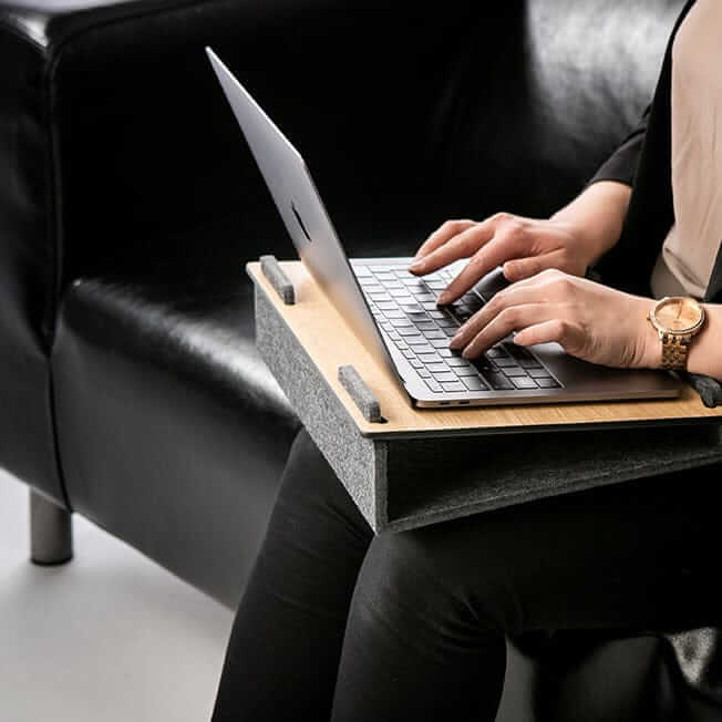 Läpsteri laptop stand, oak