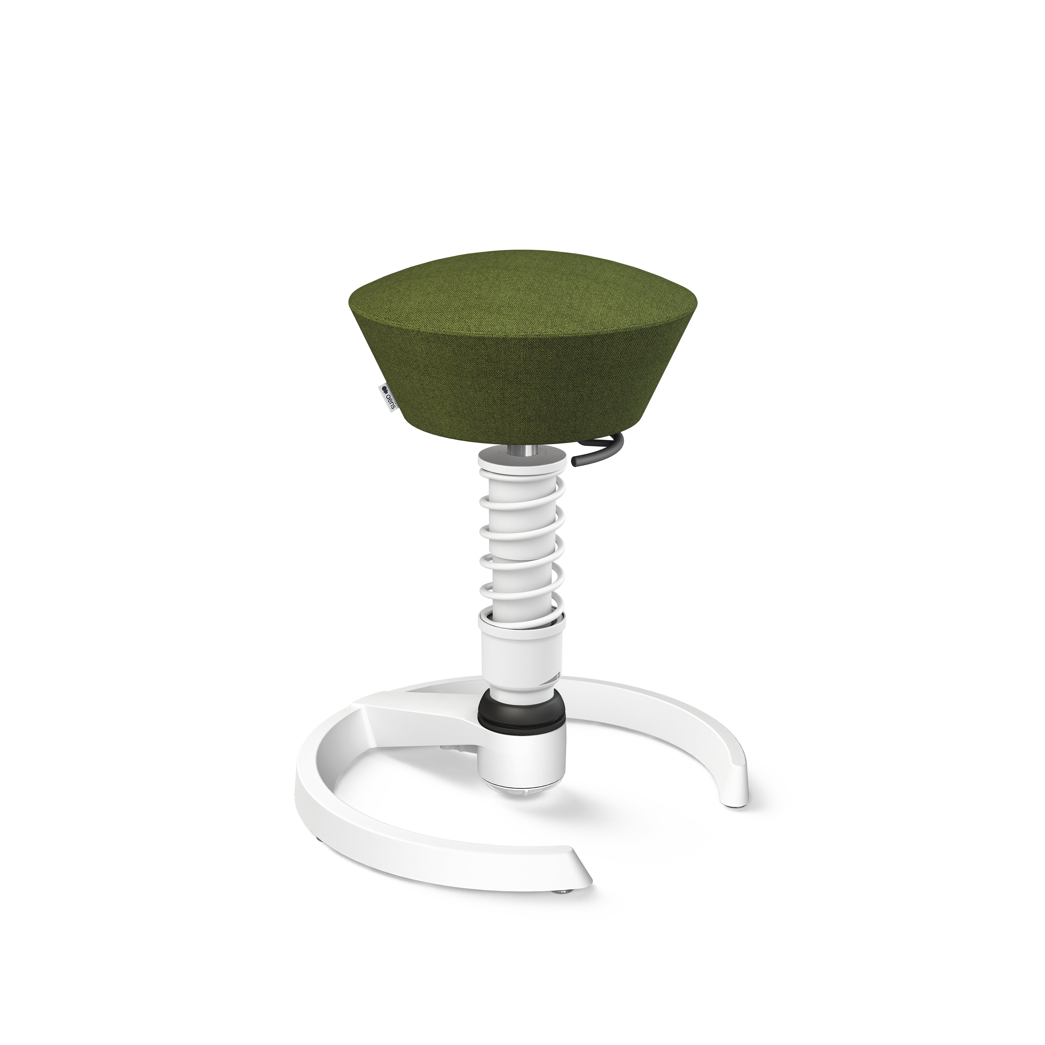 Swopper active chair - high spring, green wool blend