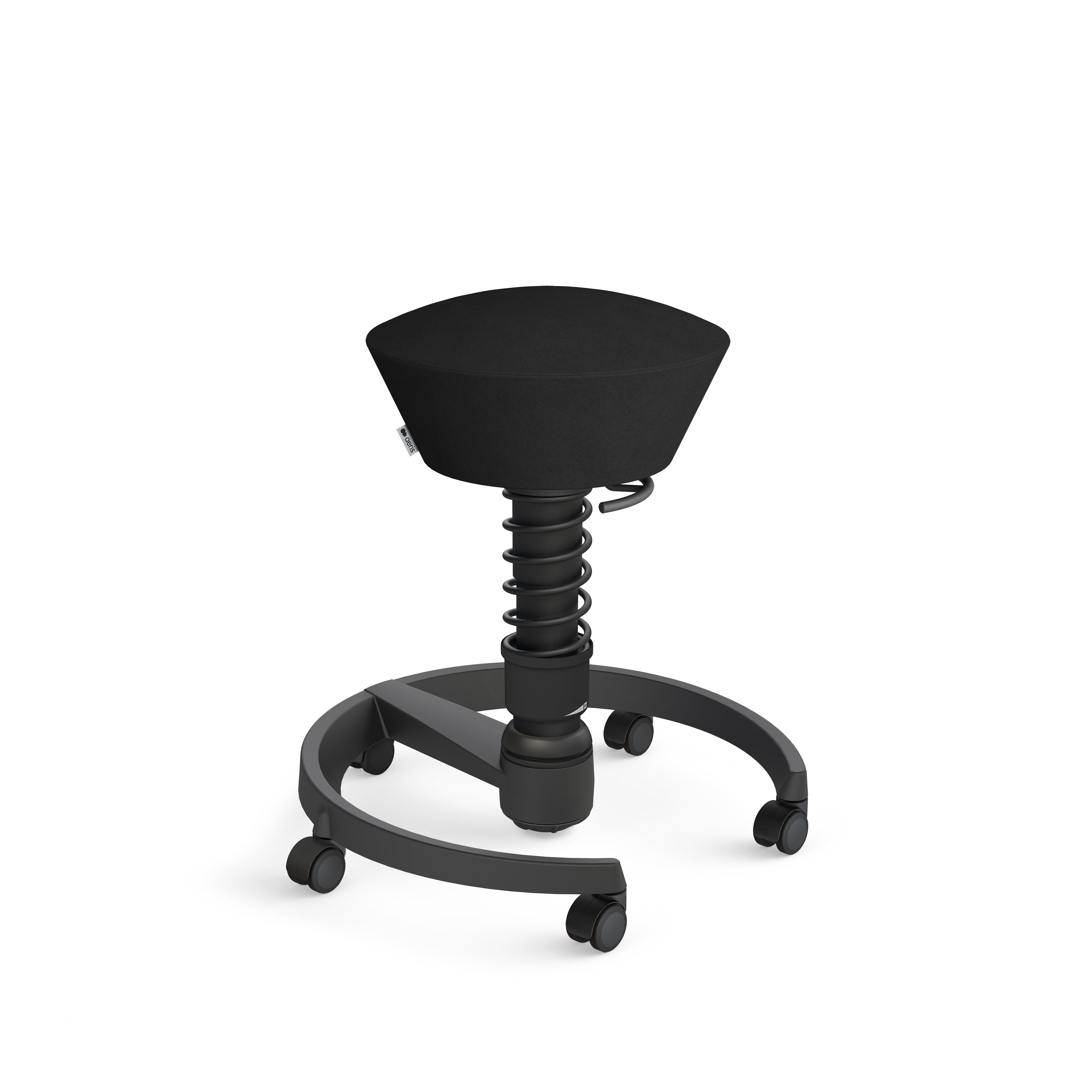 Swopper active chair, black microfibre