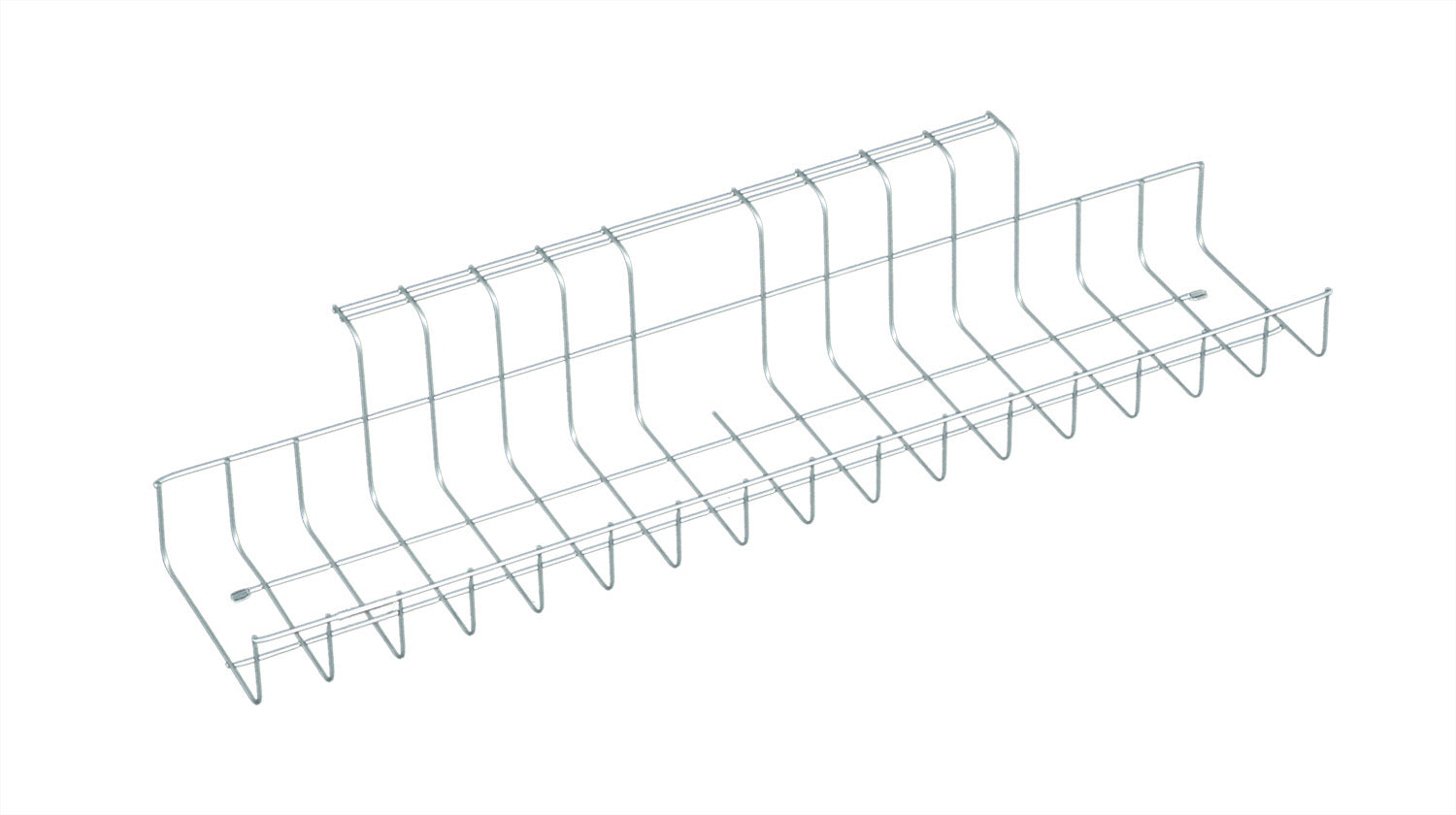 Cable trough 750mm, grey