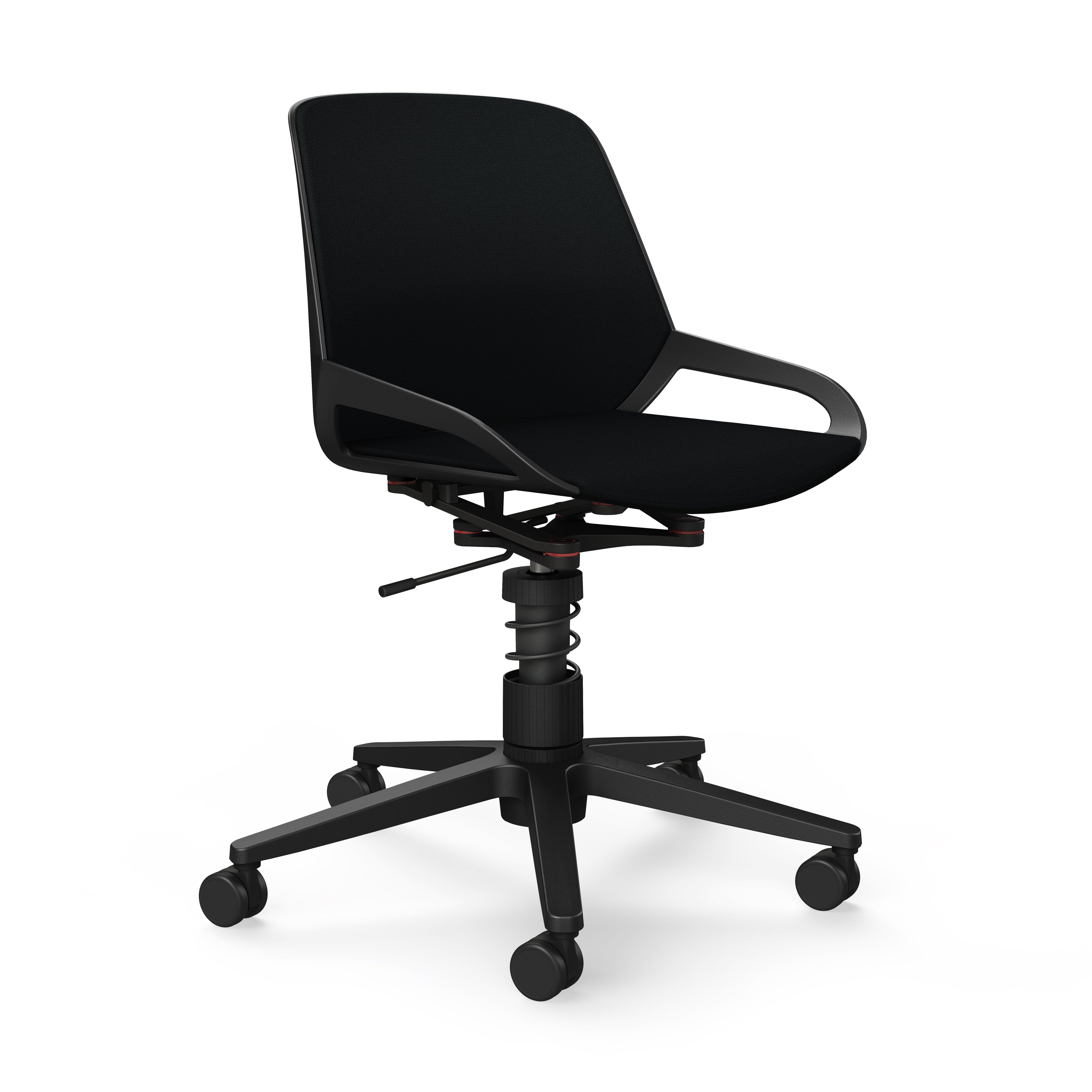 Numo Task spring active chair - black/black