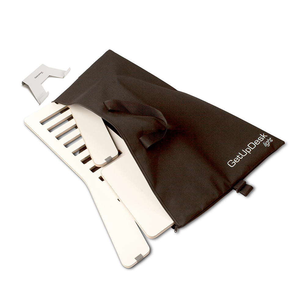 OUTLET – GetUpDesk Light – adjustable desktop, combo package
