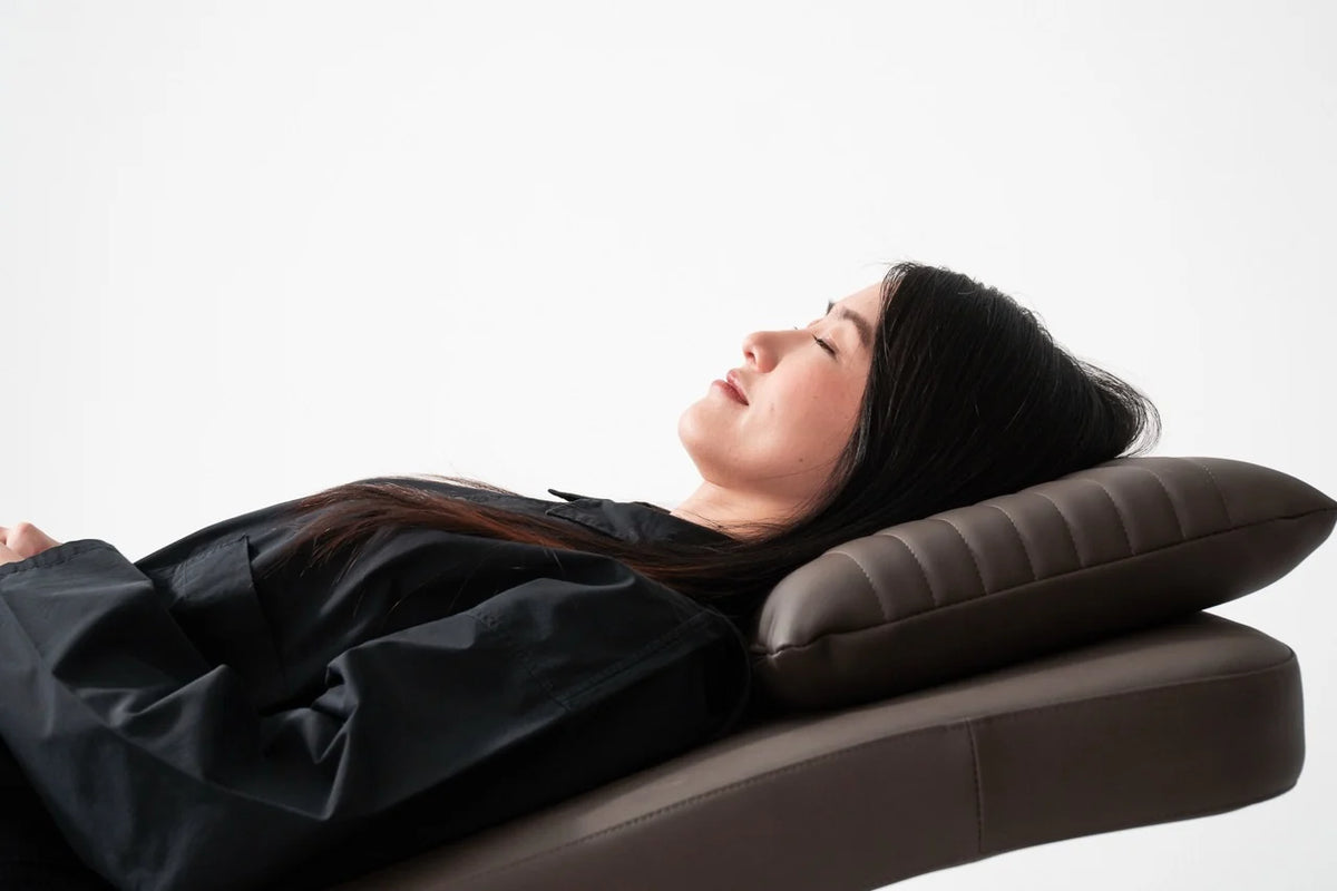 Neurosonic Divaani Gen2 recovery chaise longue, light grey fabric