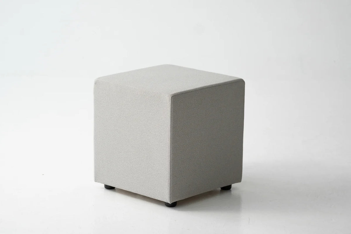 Neurosonic Cube recovery footstool, light grey