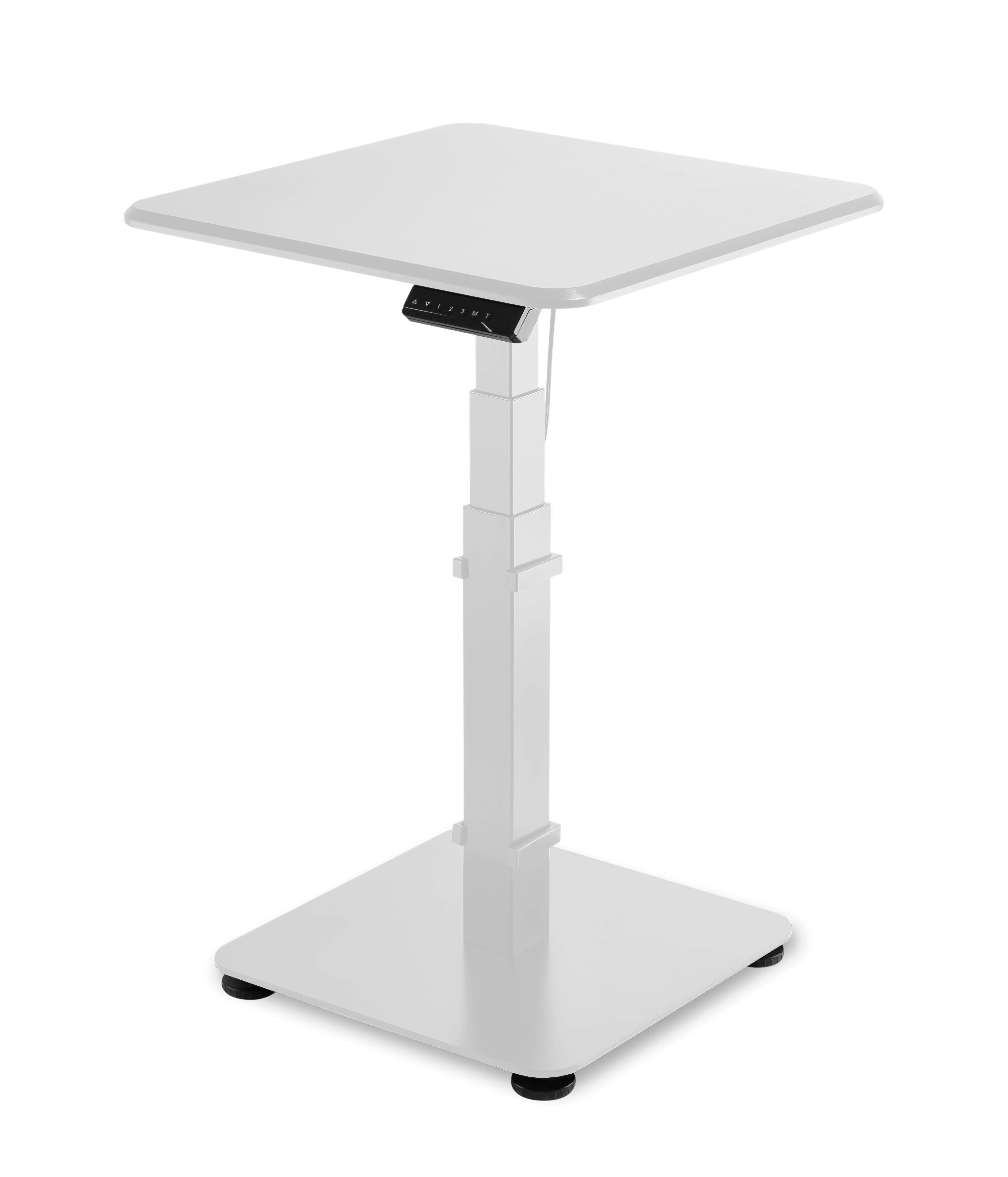 GetUpDesk Single electric table, white