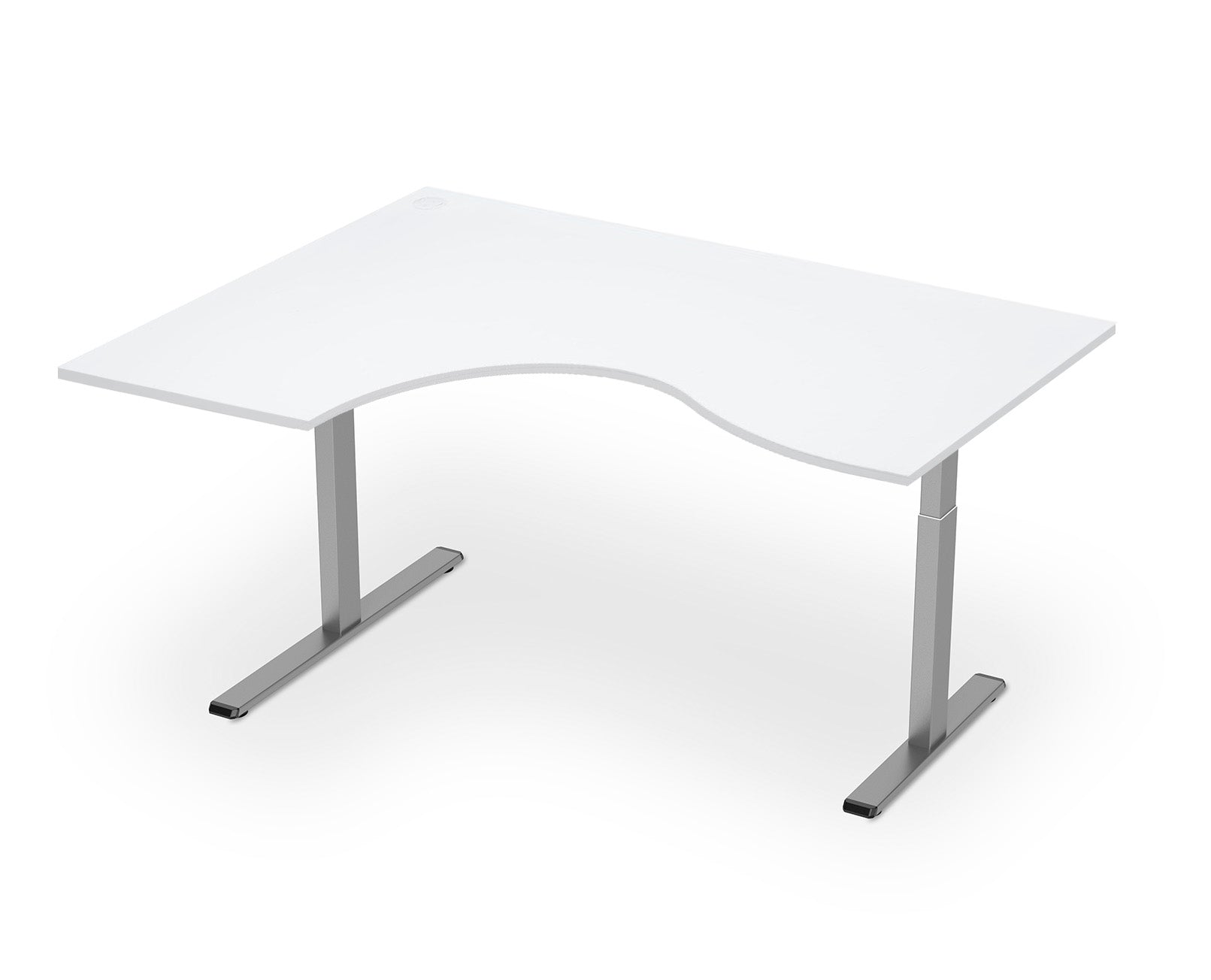 Table top (L-shape)1800x1050x800/600mm, white