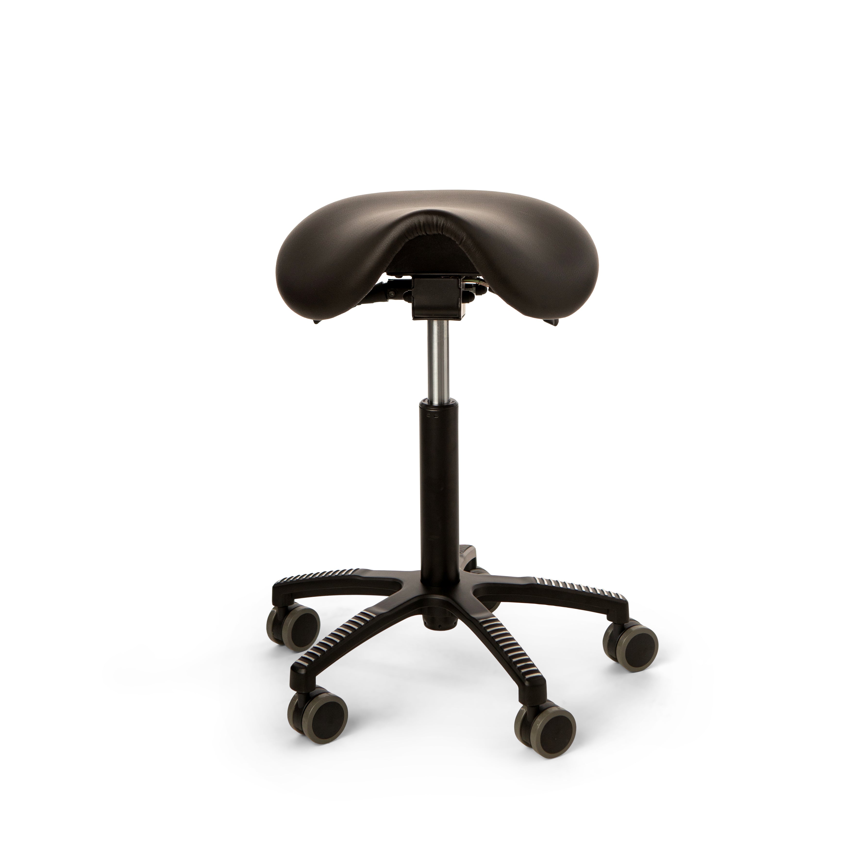 ErgoSaddle chair artificial leather, black