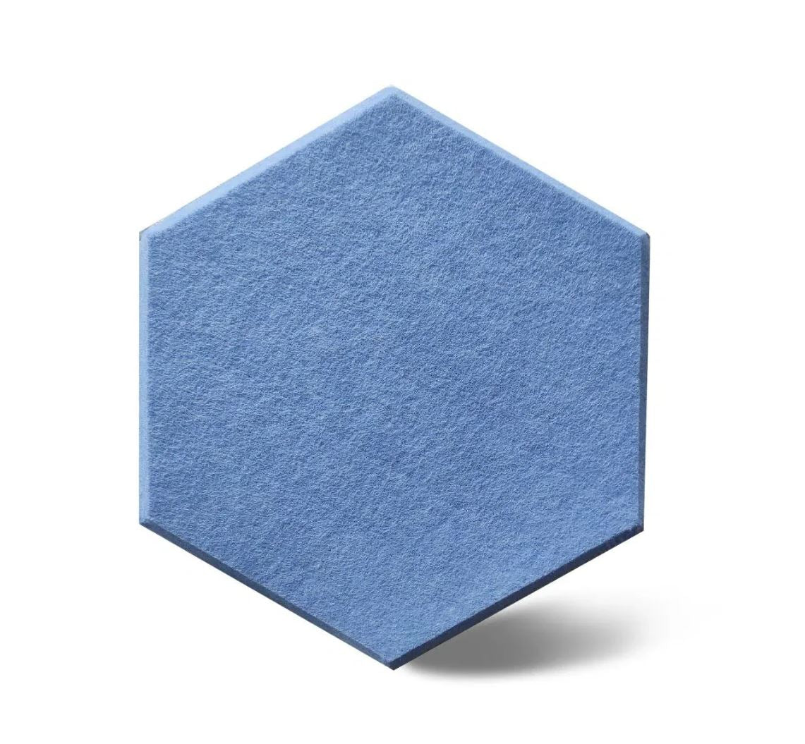 Focus Hexagon – acoustic panel, blue (10 pcs)