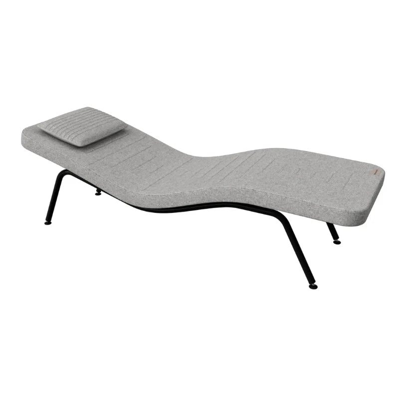 Neurosonic Divaani Gen2 recovery chaise longue, light grey fabric