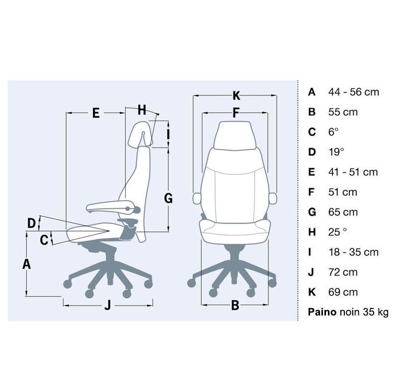 Svenstol® S5 150+ 24/7 control room chair - genuine leather upholstery