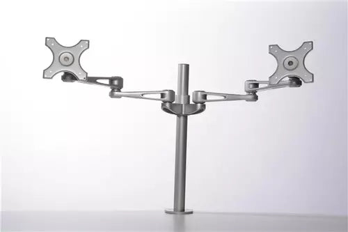 LCD monitor arm for 2 screen, silver