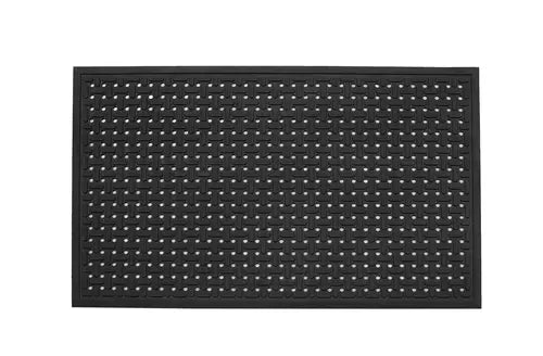 Nitrile workstation mat 86x143 cm, black